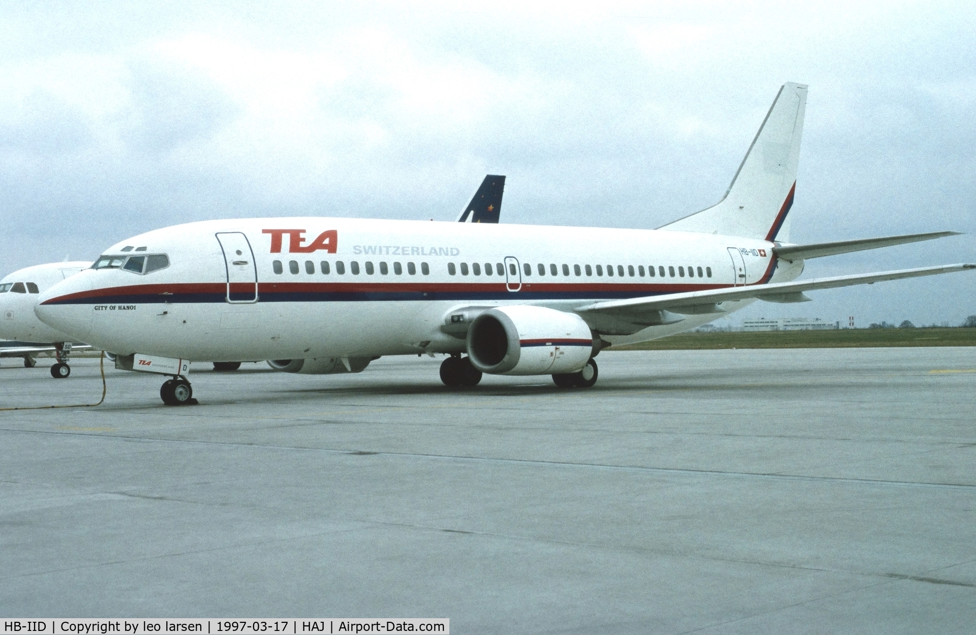 HB-IID, 1988 Boeing 737-3Y0 C/N 24255, Hanover HAJ 17.3.1997