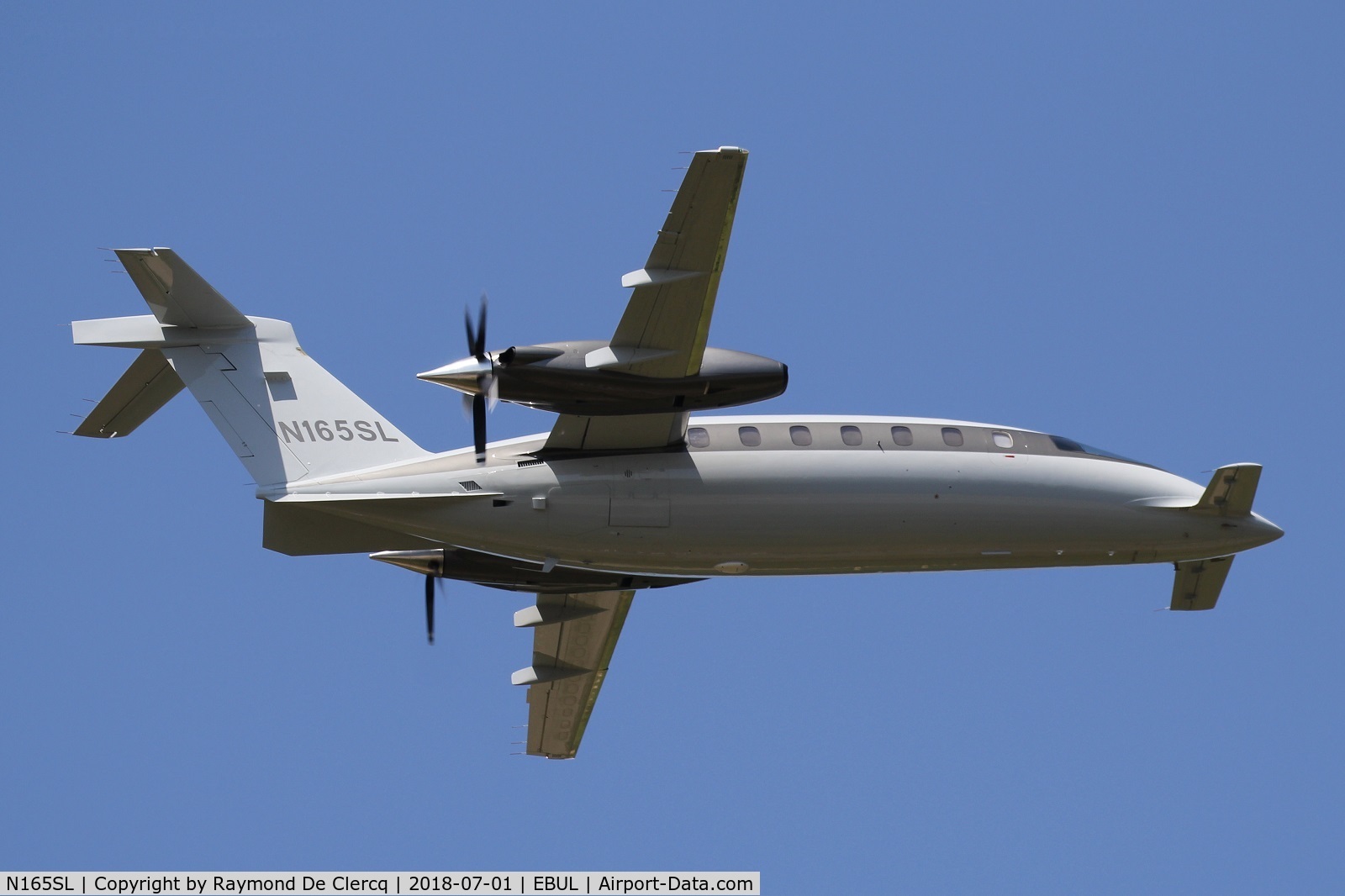 N165SL, 2007 Piaggio P-180 Avanti II C/N 1135, Ursel Avia 2018.