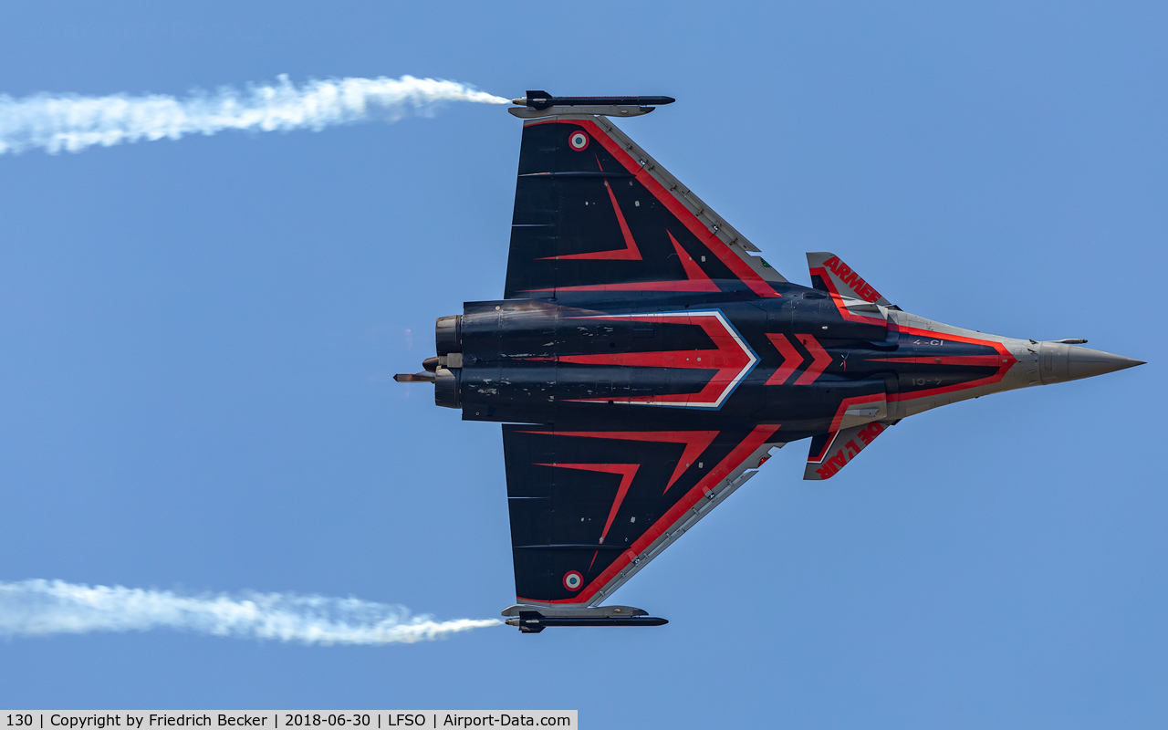 130, Dassault Rafale C C/N 130, flying display Meeting Aerienne BA133 Nancy Ochey