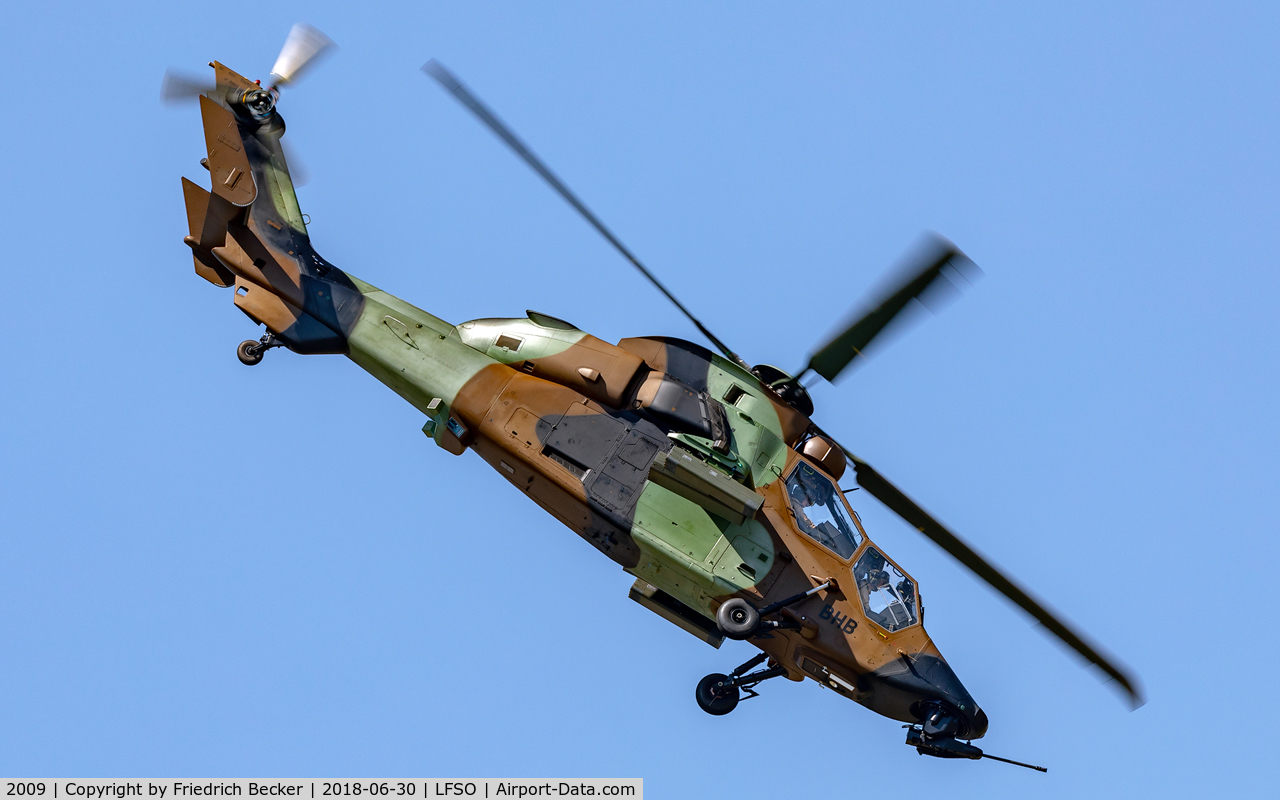 2009, Eurocopter EC-665 Tigre HAP C/N 2009, flying display Meeting Aerienne BA133 Nancy Ochey