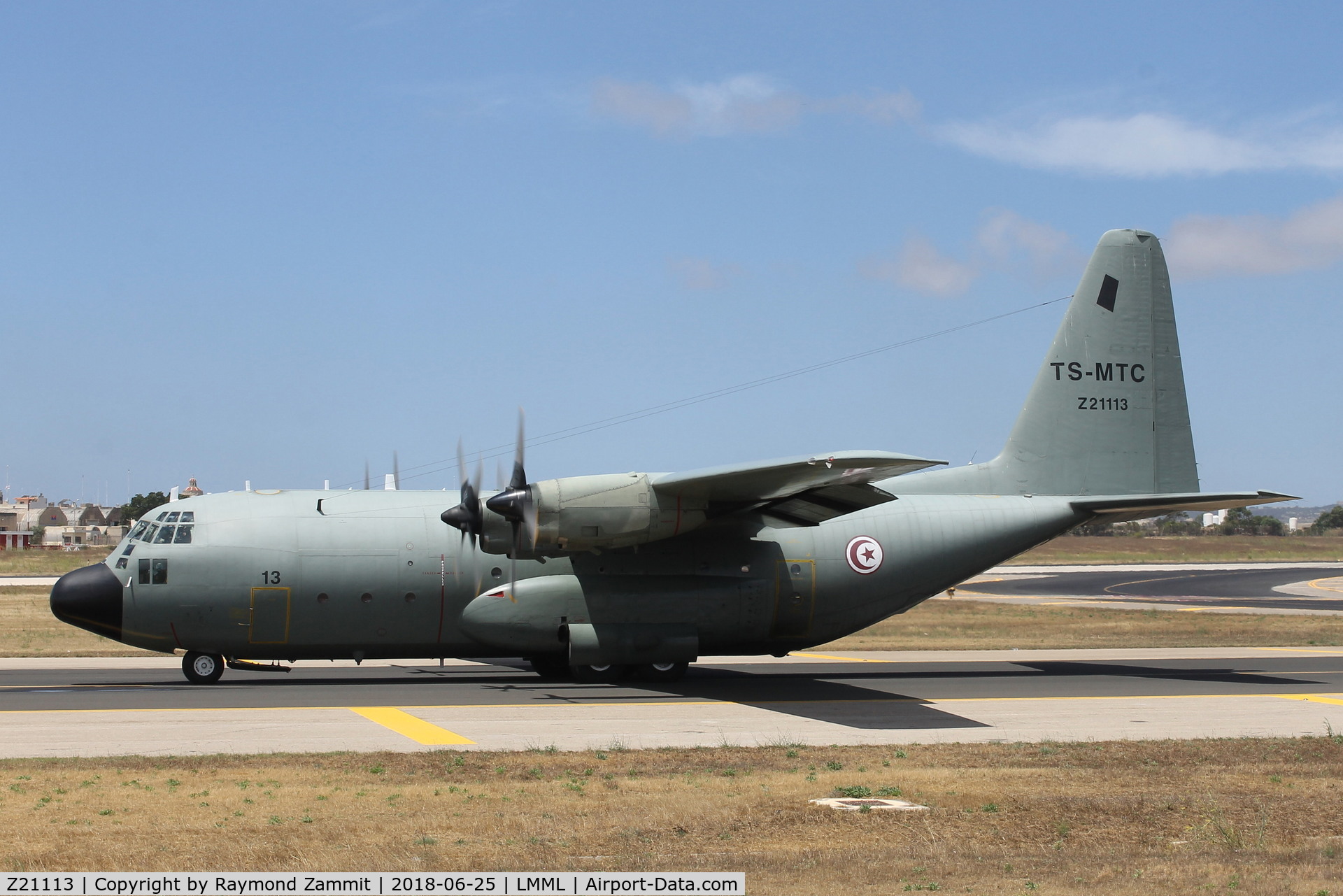 Z21113, Lockheed C-130B Hercules C/N 182-3625, Lockheed C-130B Hercules Z21113 TC-MTC Tunisian Air Force