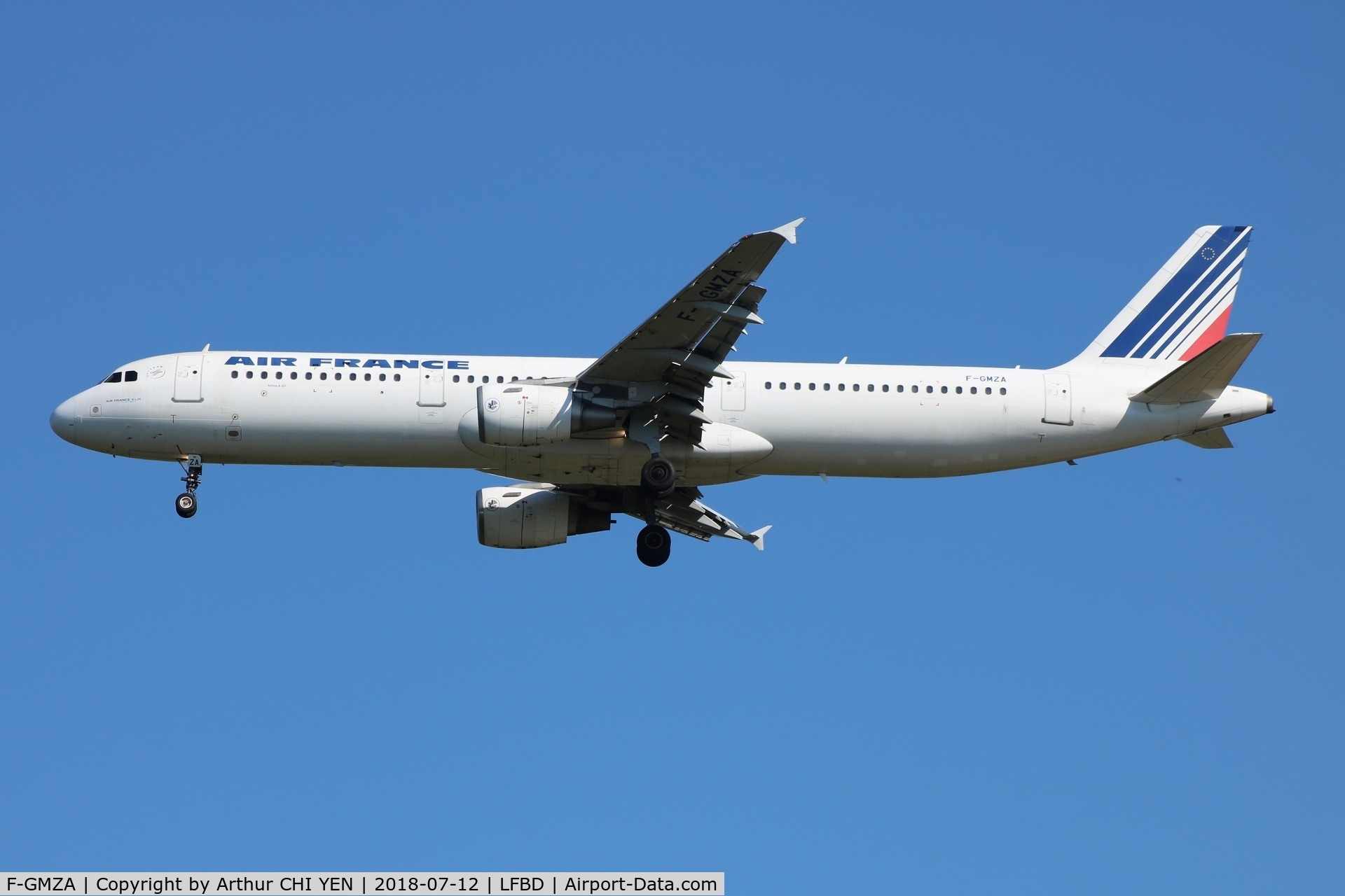 F-GMZA, 1994 Airbus A321-111 C/N 498, From Orly.