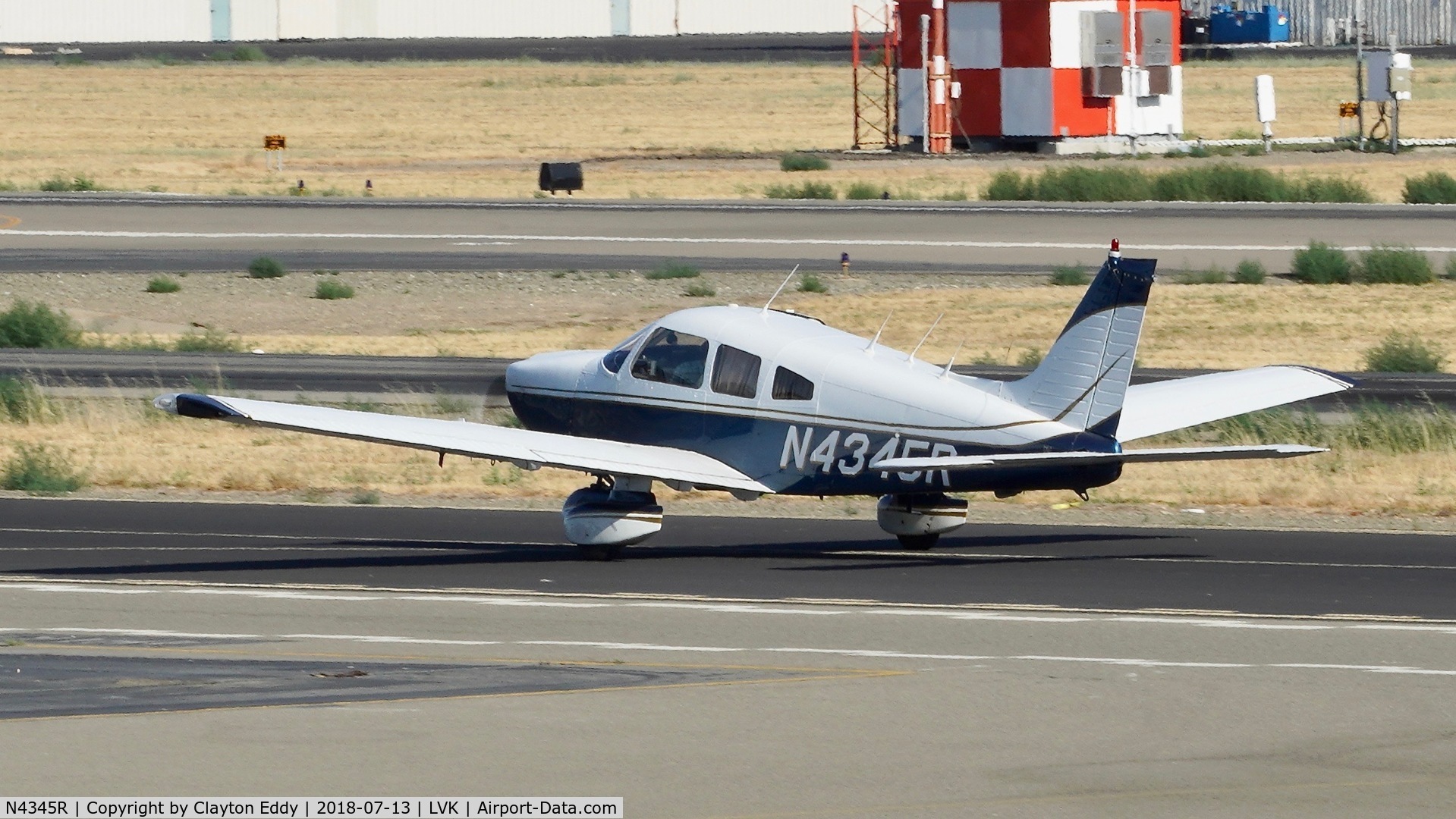 N4345R, 1984 Piper PA-28-236 Dakota C/N 28-8411013, Livermore Airport California 2018.