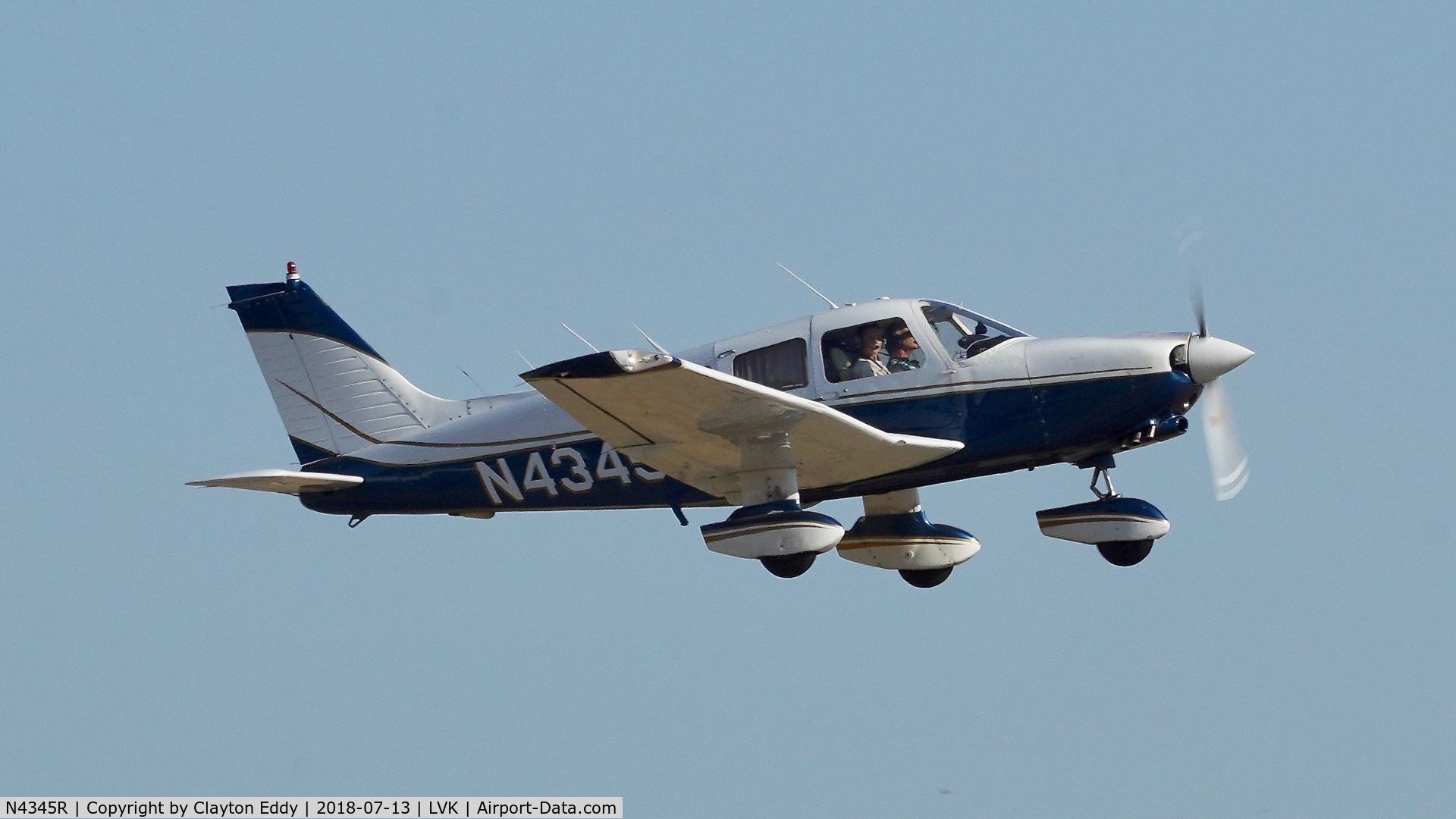 N4345R, 1984 Piper PA-28-236 Dakota C/N 28-8411013, Livermore Airport California 2018.