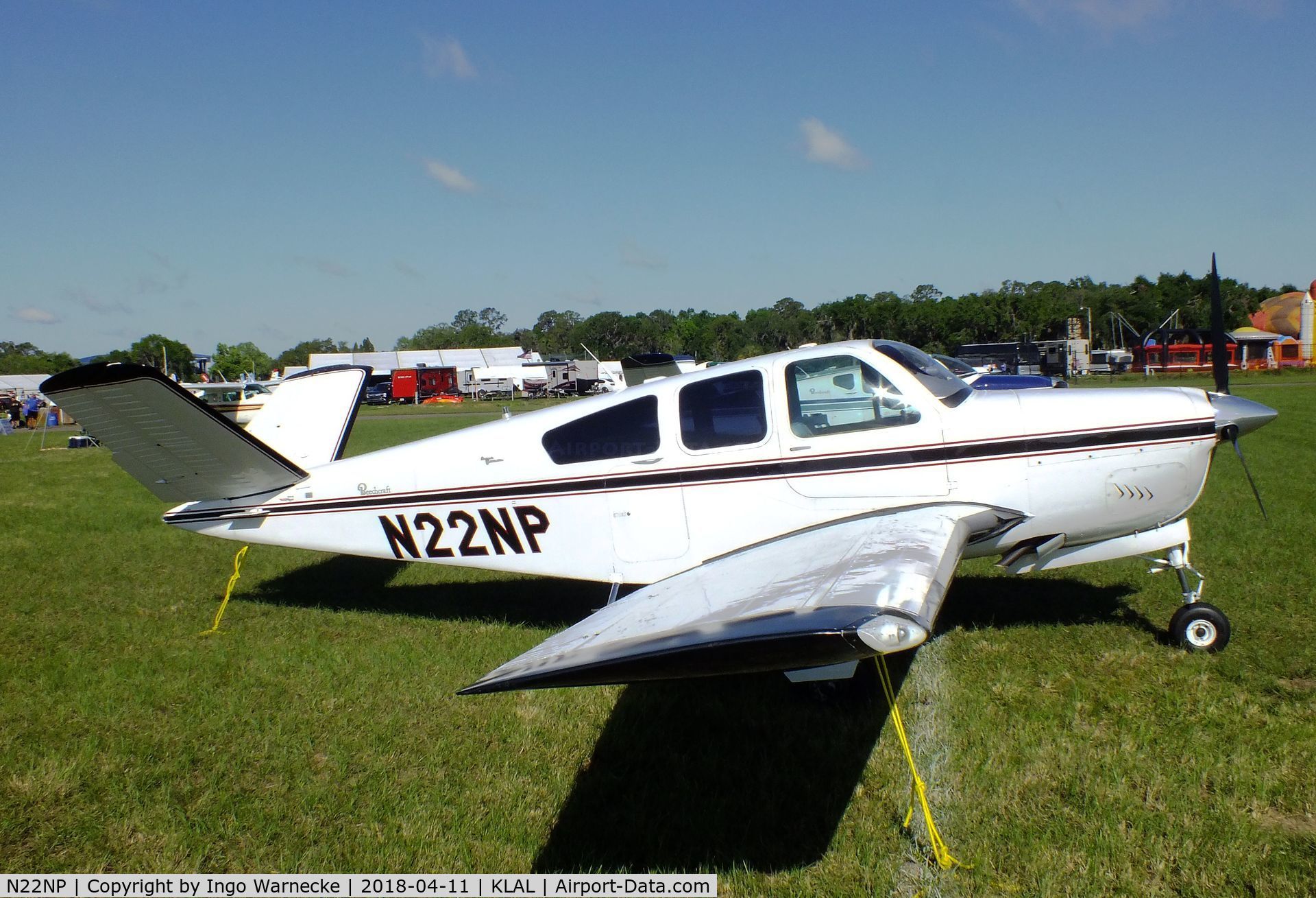 N22NP, 1964 Beech S35 Bonanza C/N D-7354, Beechcraft S35 Bonanza at 2018 Sun 'n Fun, Lakeland FL