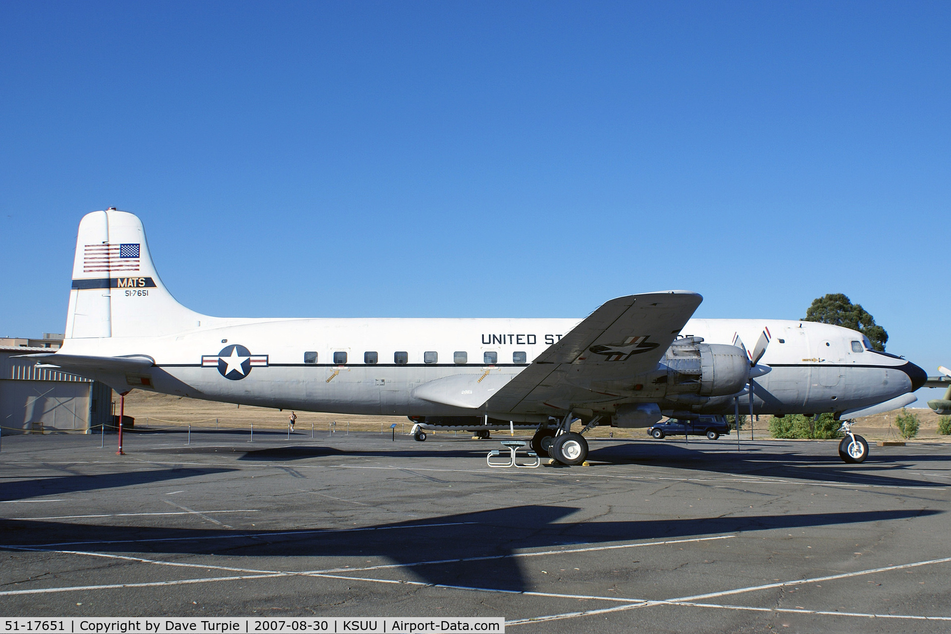 51-17651, 1951 Douglas VC-118B Liftmaster (R6D-1) C/N 43705, Also flew with the US Navy, registered as 131602.