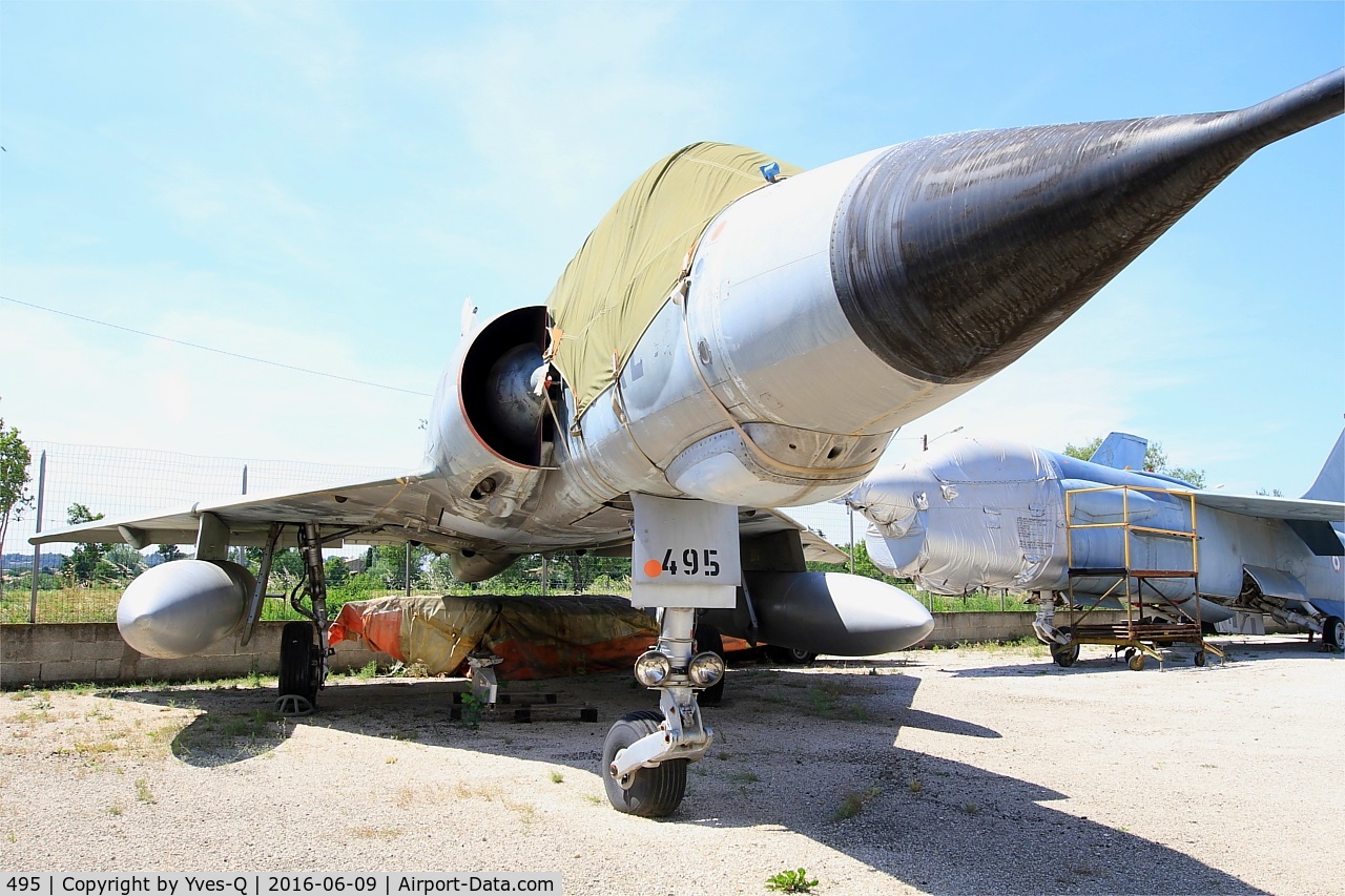 495, Dassault Mirage IIIE C/N 495, Dassault Mirage IIIE, Les amis de la 5ème escadre Museum, Orange