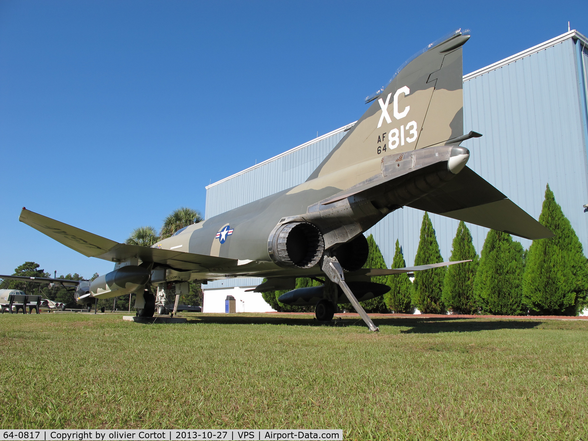64-0817, 1964 McDonnell F-4C-23-MC Phantom II C/N 1147, rear view - note the hook