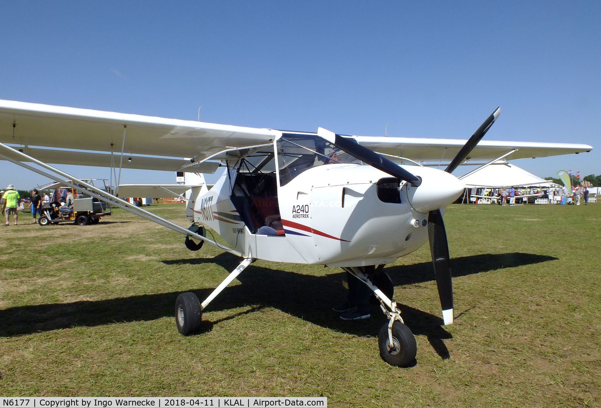 N6177, Aeropro CZ A240 C/N 31810, Aerotrek A240 (Aeropro Eurofox-3K) at 2018 Sun 'n Fun, Lakeland FL