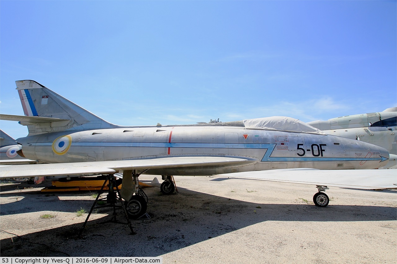 53, Dassault Super Mystere B.2 C/N 53, Dassault Super Mystere B.2, preserved at les amis de la 5ème escadre Museum, Orange