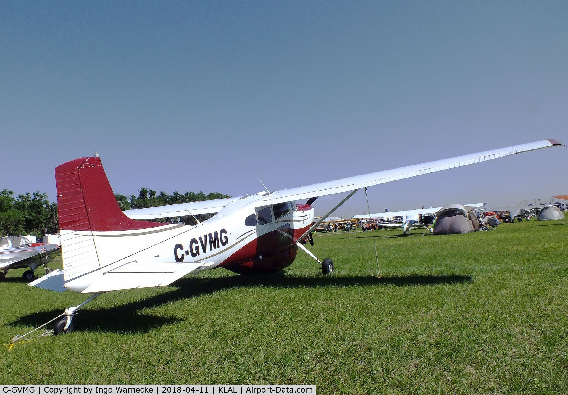 C-GVMG, 1976 Cessna A185F Skywagon 185 C/N 18503148, Cessna A185F Skywagon at 2018 Sun 'n Fun, Lakeland FL