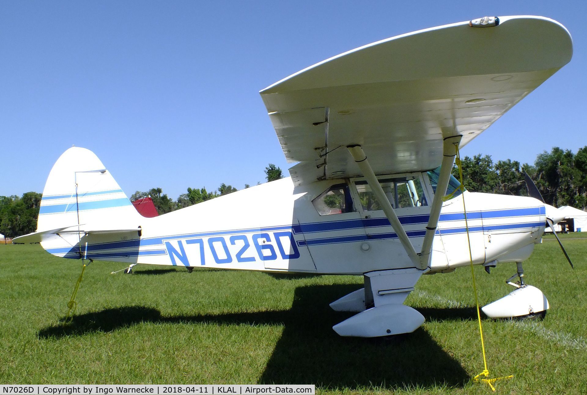 N7026D, 1957 Piper PA-22-150 Tri-Pacer C/N 22-4920, Piper PA-22-150 Tri-Pacer at 2018 Sun 'n Fun, Lakeland FL
