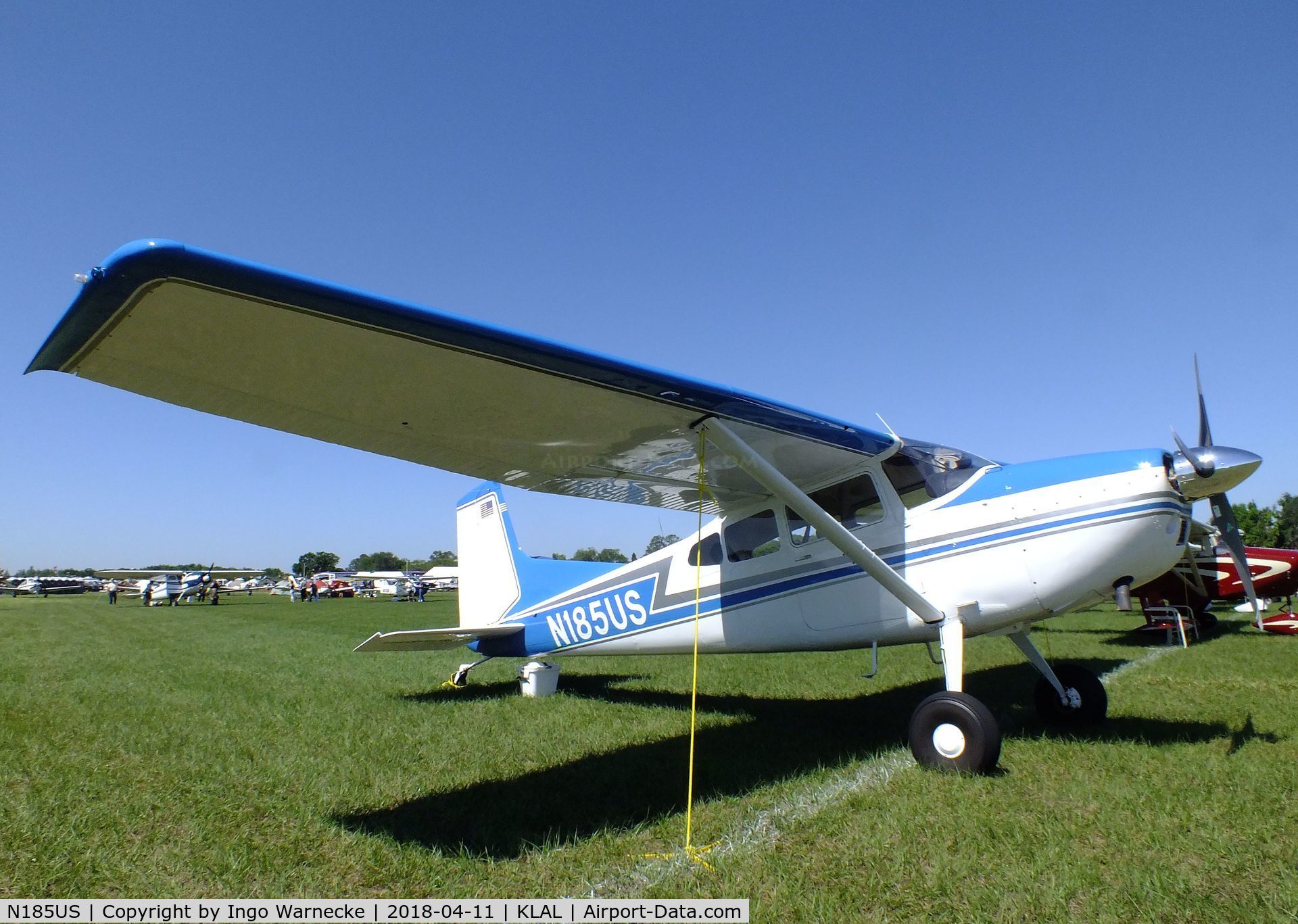 N185US, 1977 Cessna A185F Skywagon 185 C/N 18503419, Cessna A185F Skywagon at 2018 Sun 'n Fun, Lakeland FL
