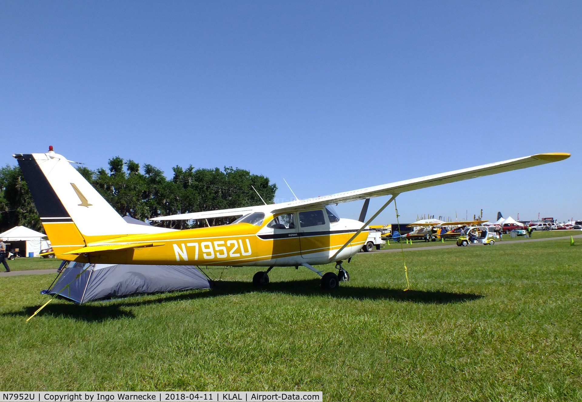 N7952U, 1964 Cessna 172F C/N 17251952, Cessna 172F at 2018 Sun 'n Fun, Lakeland FL