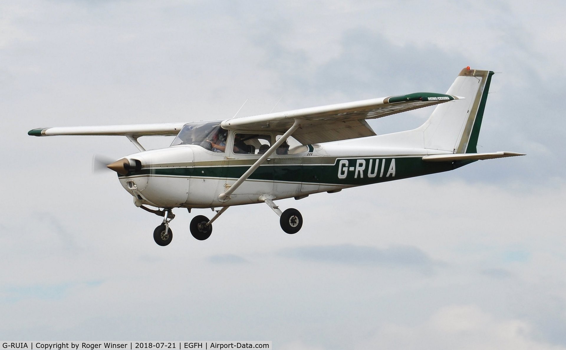 G-RUIA, 1979 Reims F172N Skyhawk C/N 1856, Resident Skyhawk operated by Cambrian Flying Club.