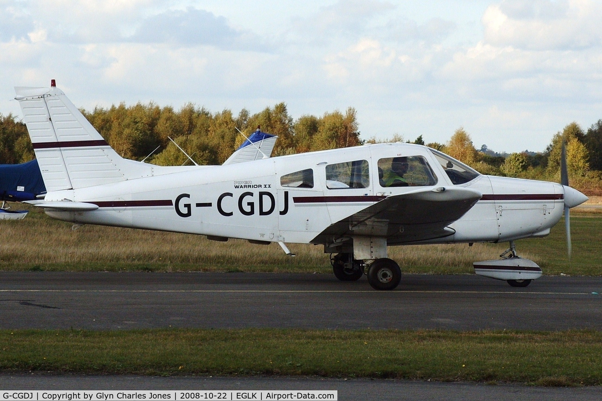 G-CGDJ, 1981 Piper PA-28-161 Cherokee Warrior II C/N 28-8116256, Previously N84051 and G-ETDA.