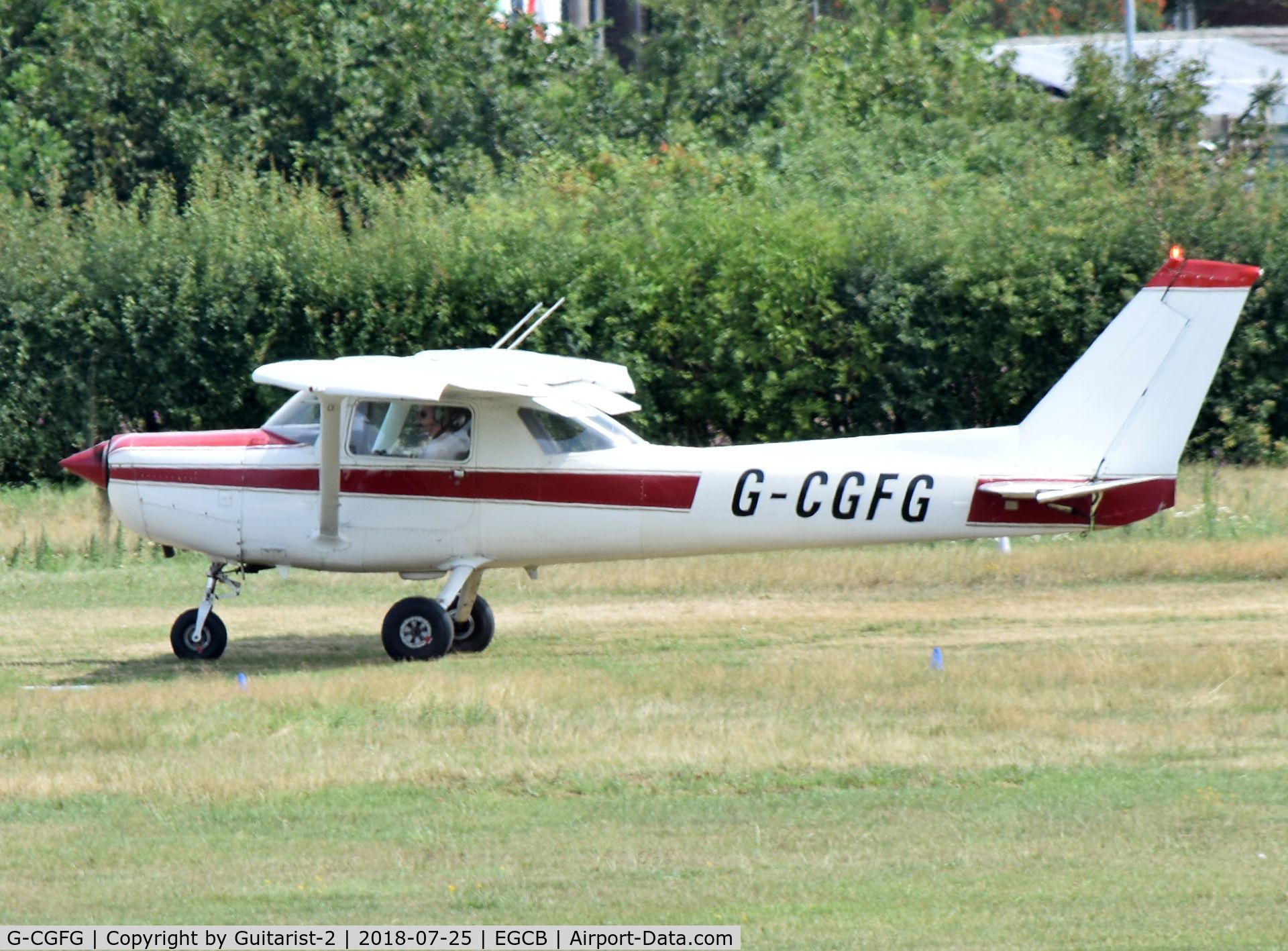 G-CGFG, 1983 Cessna 152 C/N 15285724, At City Airport Manchester