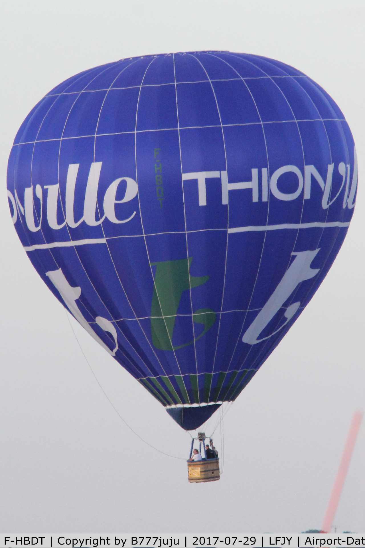 F-HBDT, Llopis Balloons MA 30 C/N 222, at Chambley