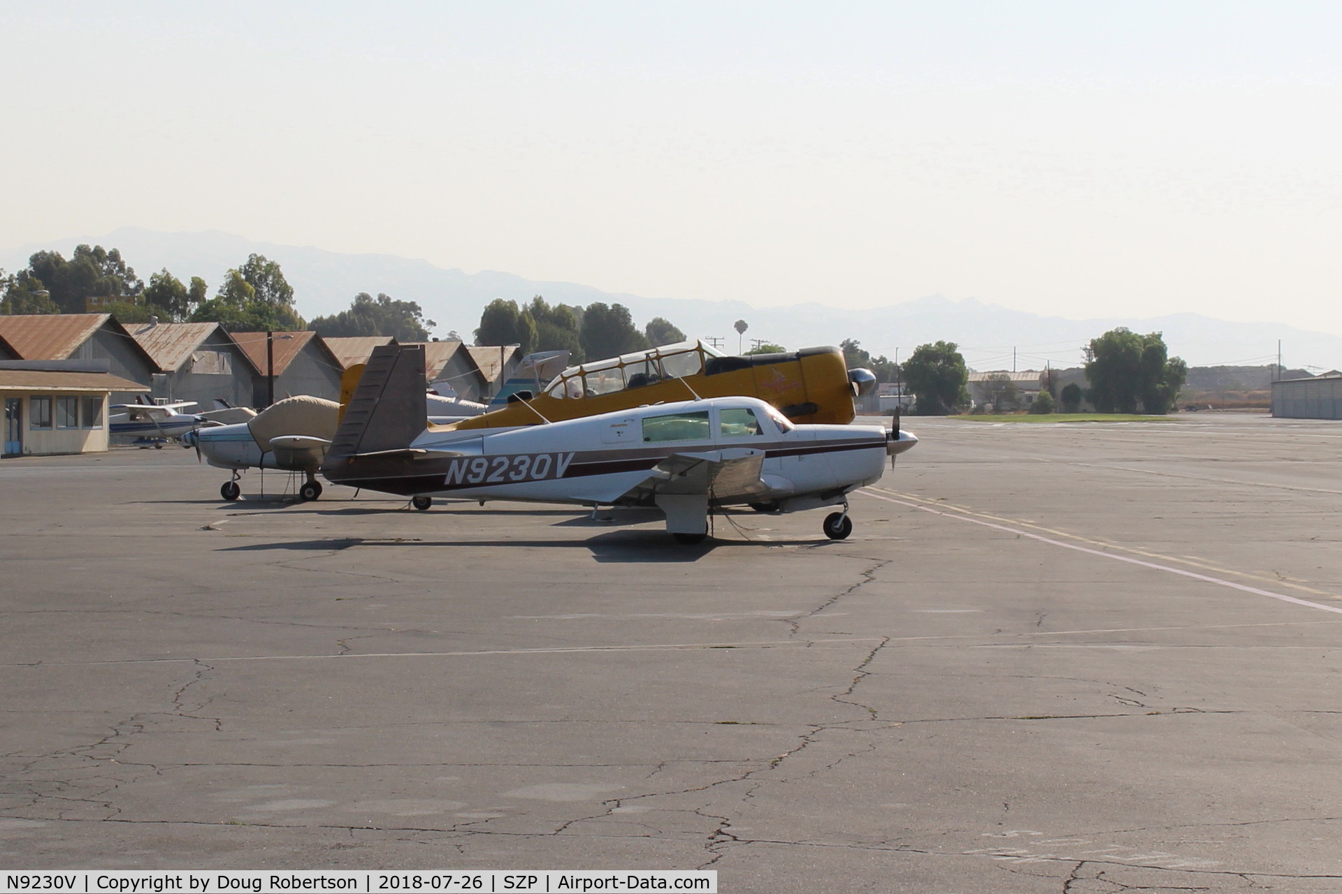 N9230V, 1969 Mooney M20F Executive C/N 690062, 1969 Mooney M20F EXECUTIVE, Lycoming IO-360-A1A 200 Hp, on Transient ramp