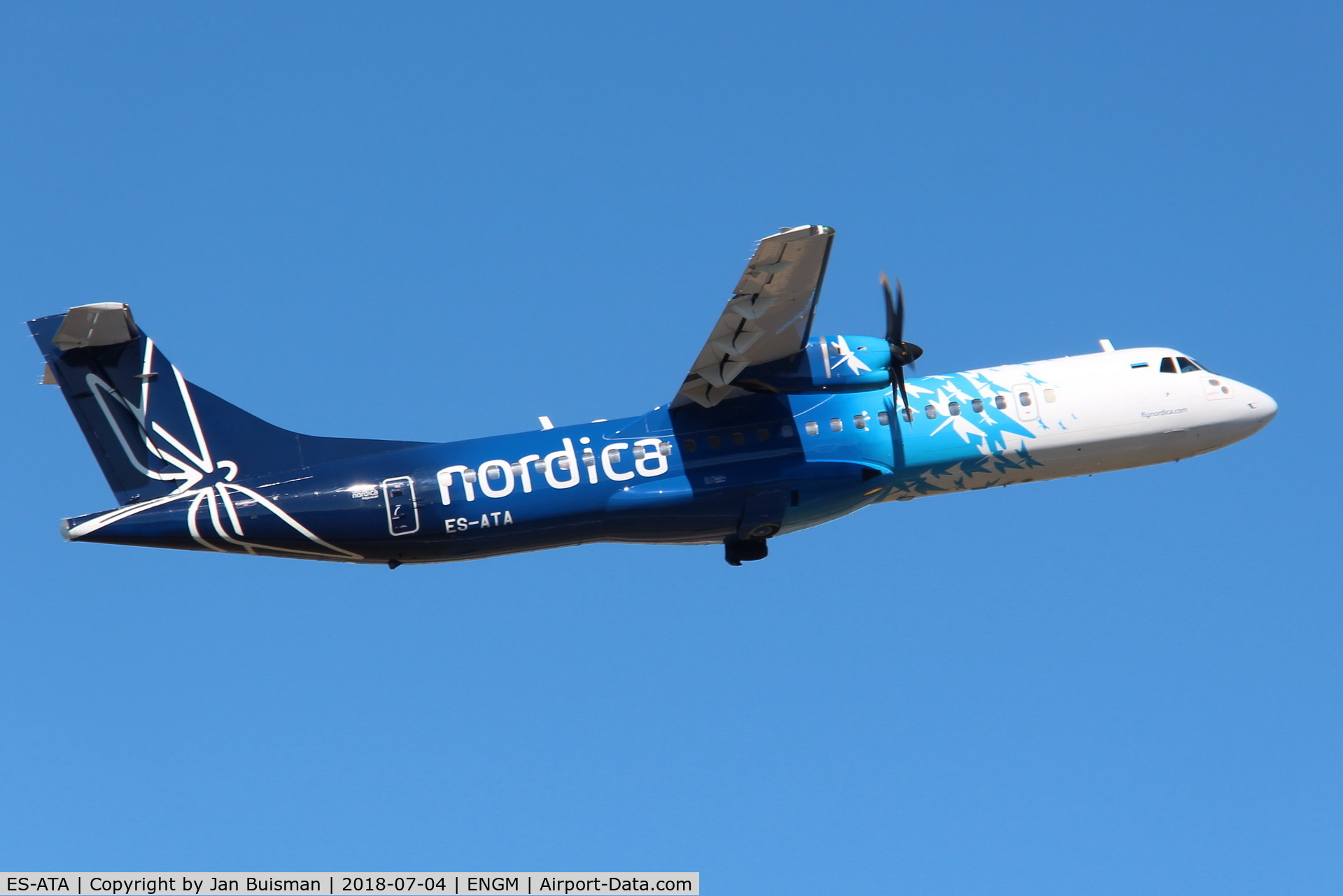 ES-ATA, 2012 ATR 72-600 (72-212A) C/N 1038, Nordica operated for SAS