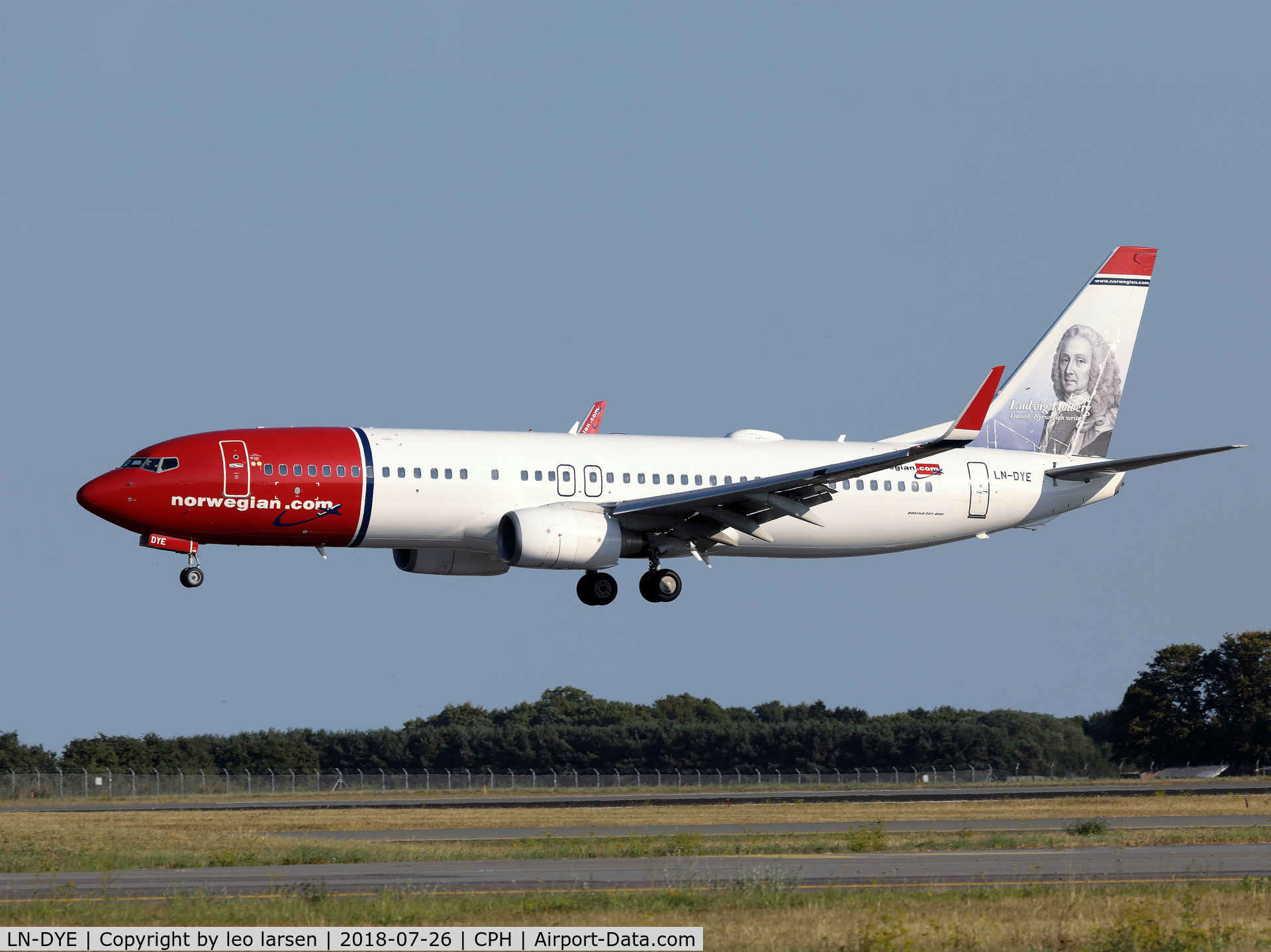 LN-DYE, 2010 Boeing 737-8JP C/N 39003, Copenhagen 26.7.2018 