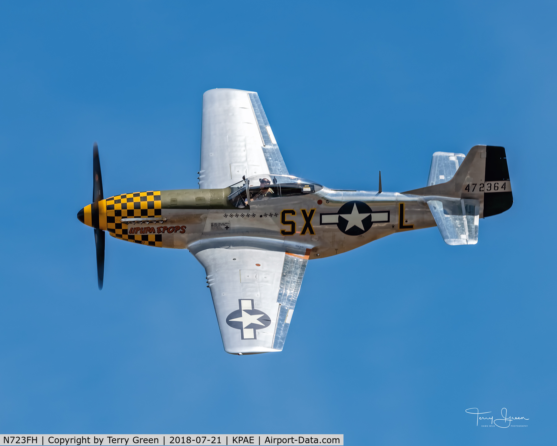 N723FH, 1944 North American P-51D Mustang C/N 44-72364, 2018 FHCAM SKYFAIR