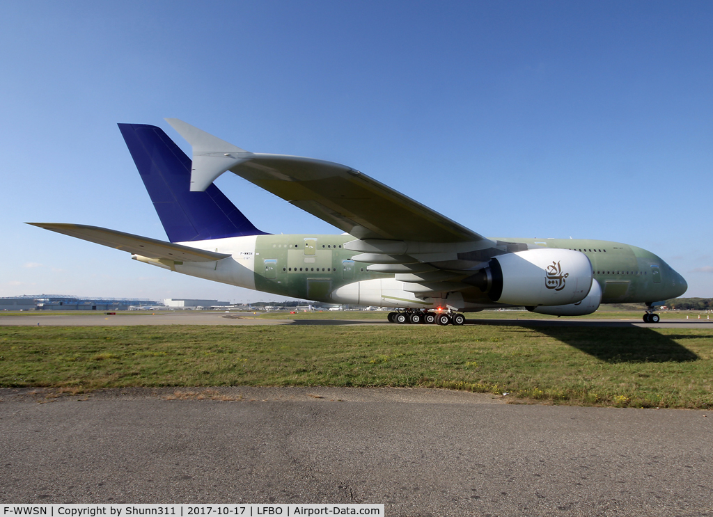 F-WWSN, 2014 Airbus A380-841 C/N 0167, C/n 0167 - For Emirates