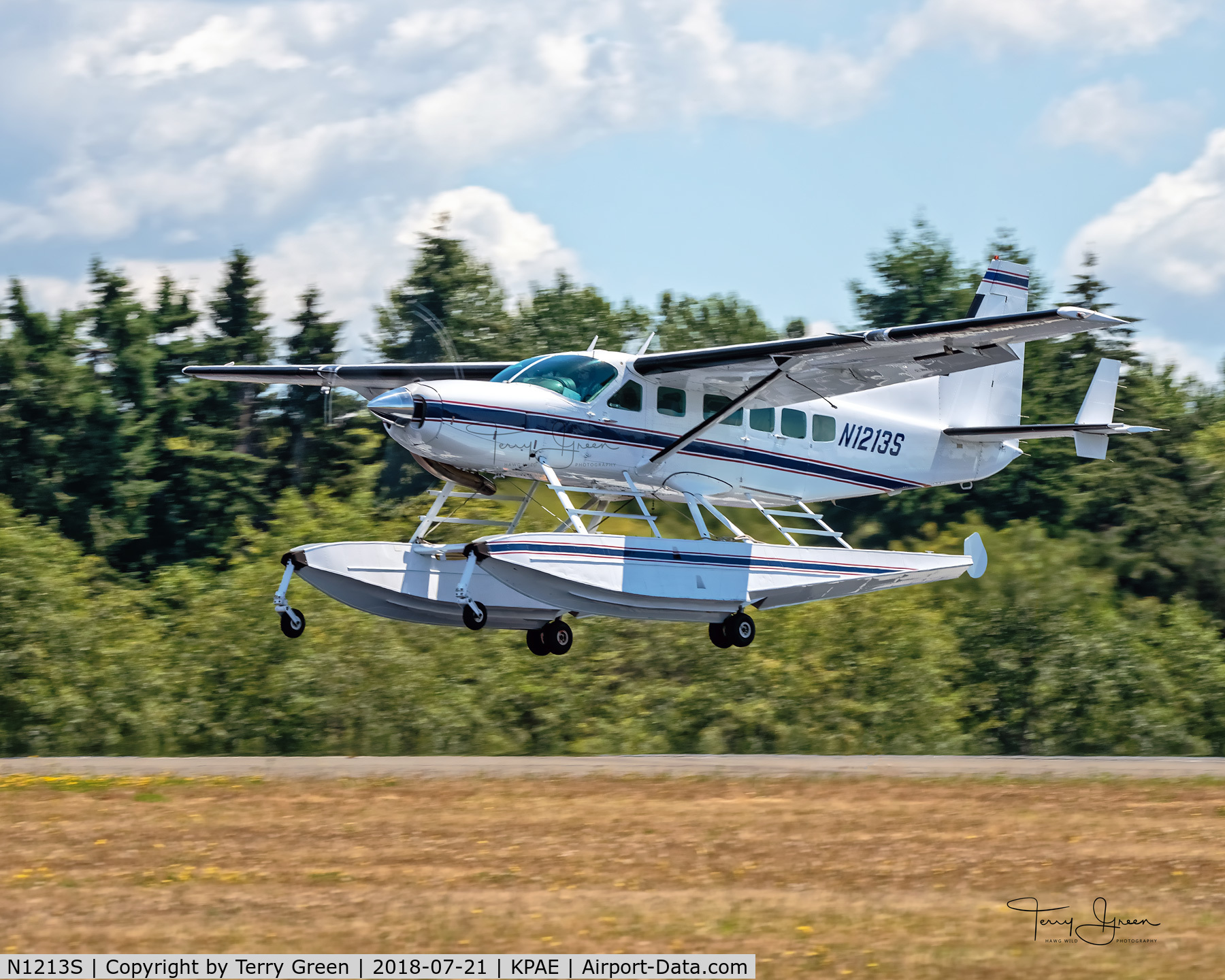 N1213S, 1995 Cessna 208 Caravan I C/N 20800243, Paine Field