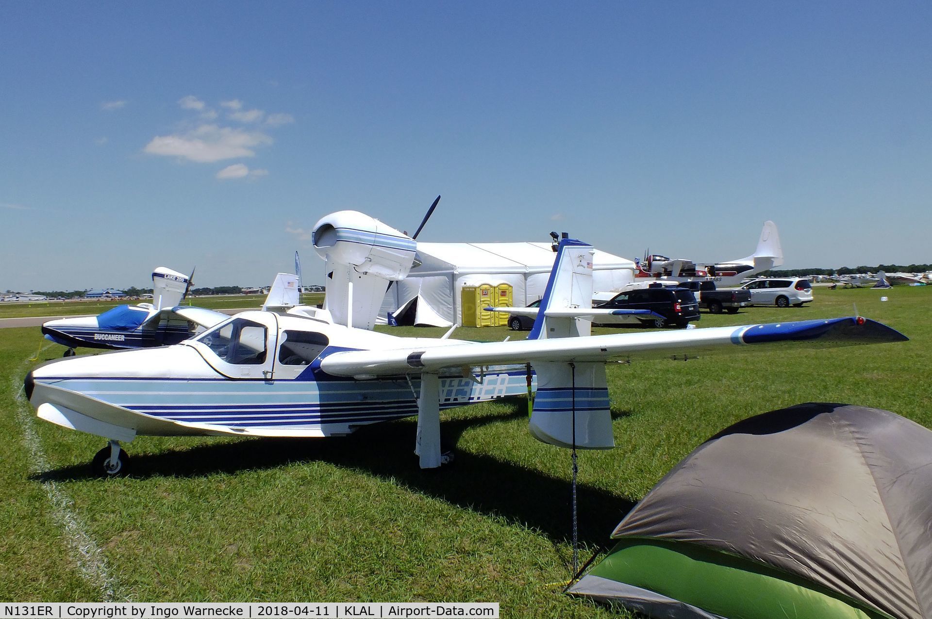 N131ER, 1984 Consolidated Aeronautics Inc. Lake LA-4-200 C/N 940, Lake LA-4-200 Buccaneer at 2018 Sun 'n Fun, Lakeland FL