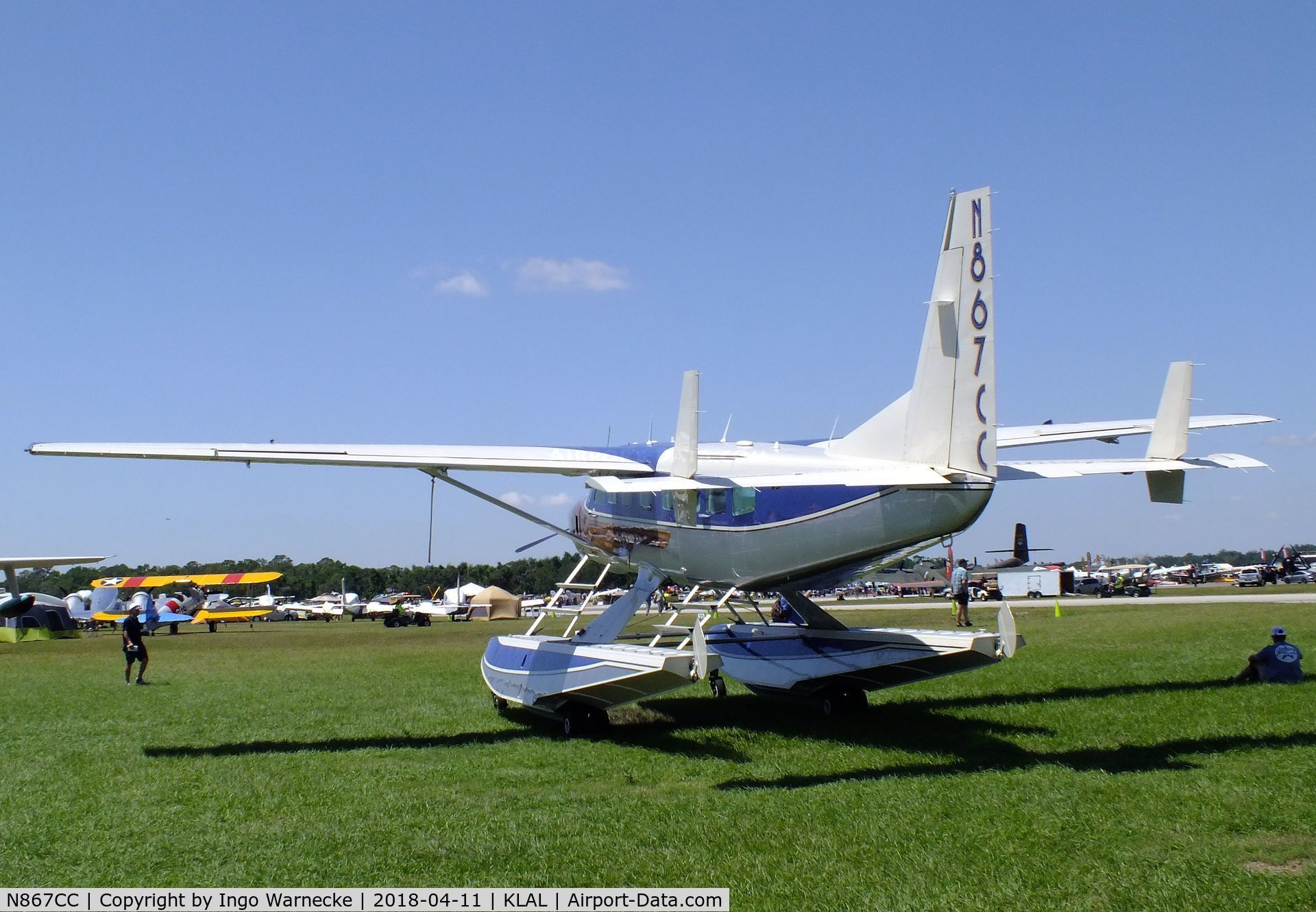 N867CC, 2014 Cessna 208B GrandCaravan EX C/N 208B5103, Cessna 208B Grand Caravan on amphibious floats at 2018 Sun 'n Fun, Lakeland FL