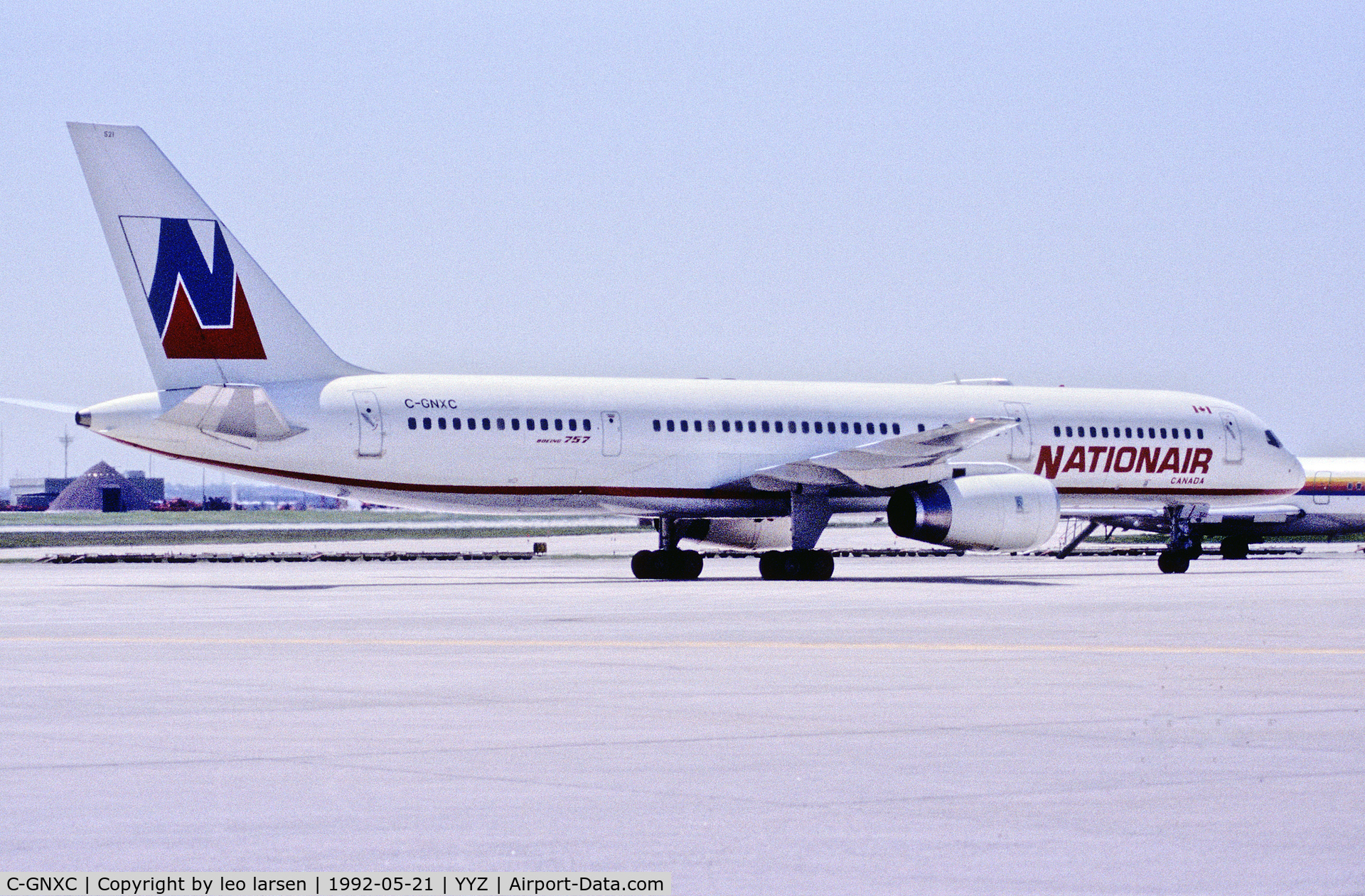 C-GNXC, 1988 Boeing 757-28A C/N 24260, Toronto 21.5.1992