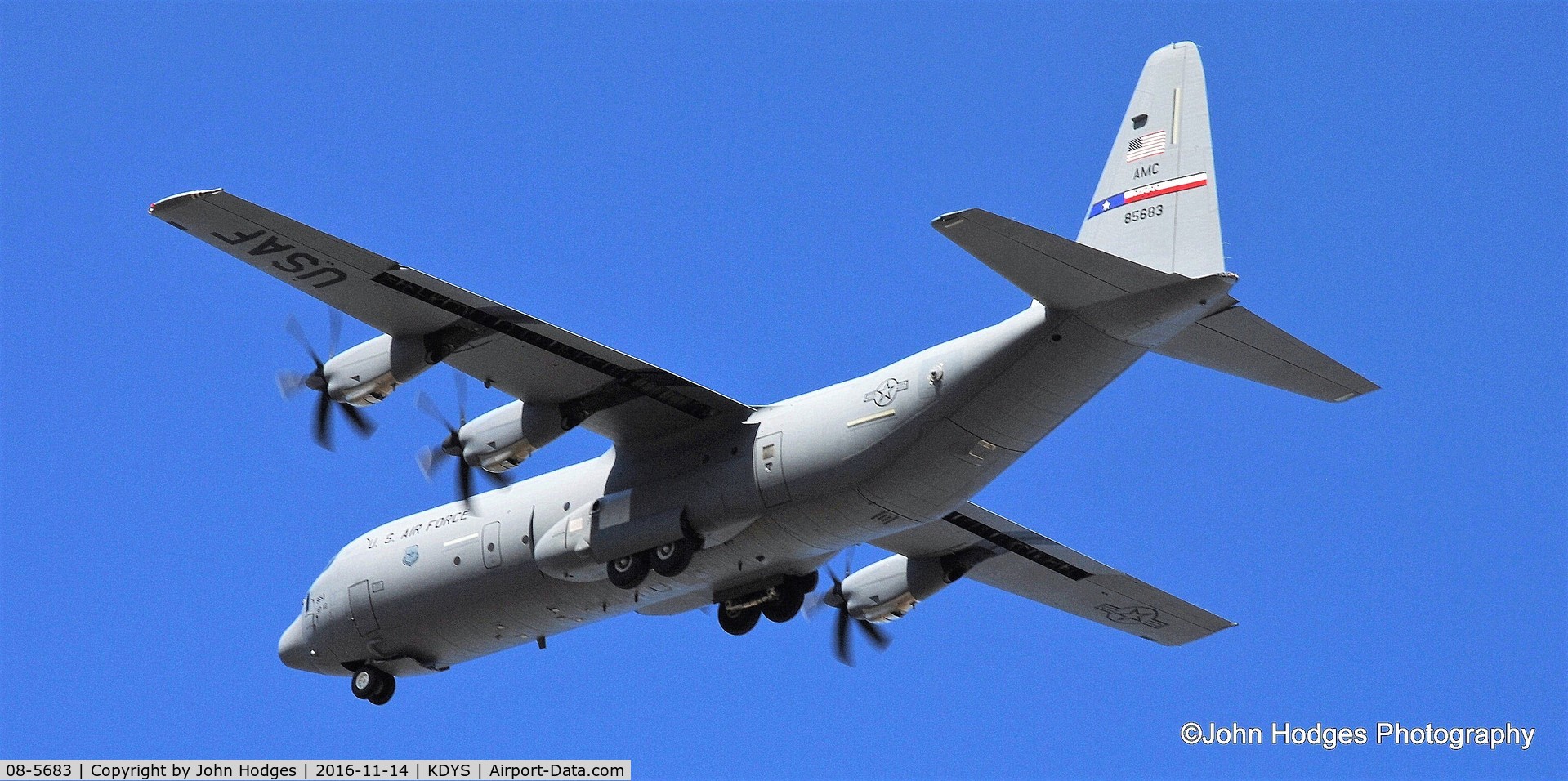 08-5683, 2008 Lockheed Martin C-130J-30 Super Hercules C/N 382-5683, Doing options at Dyess