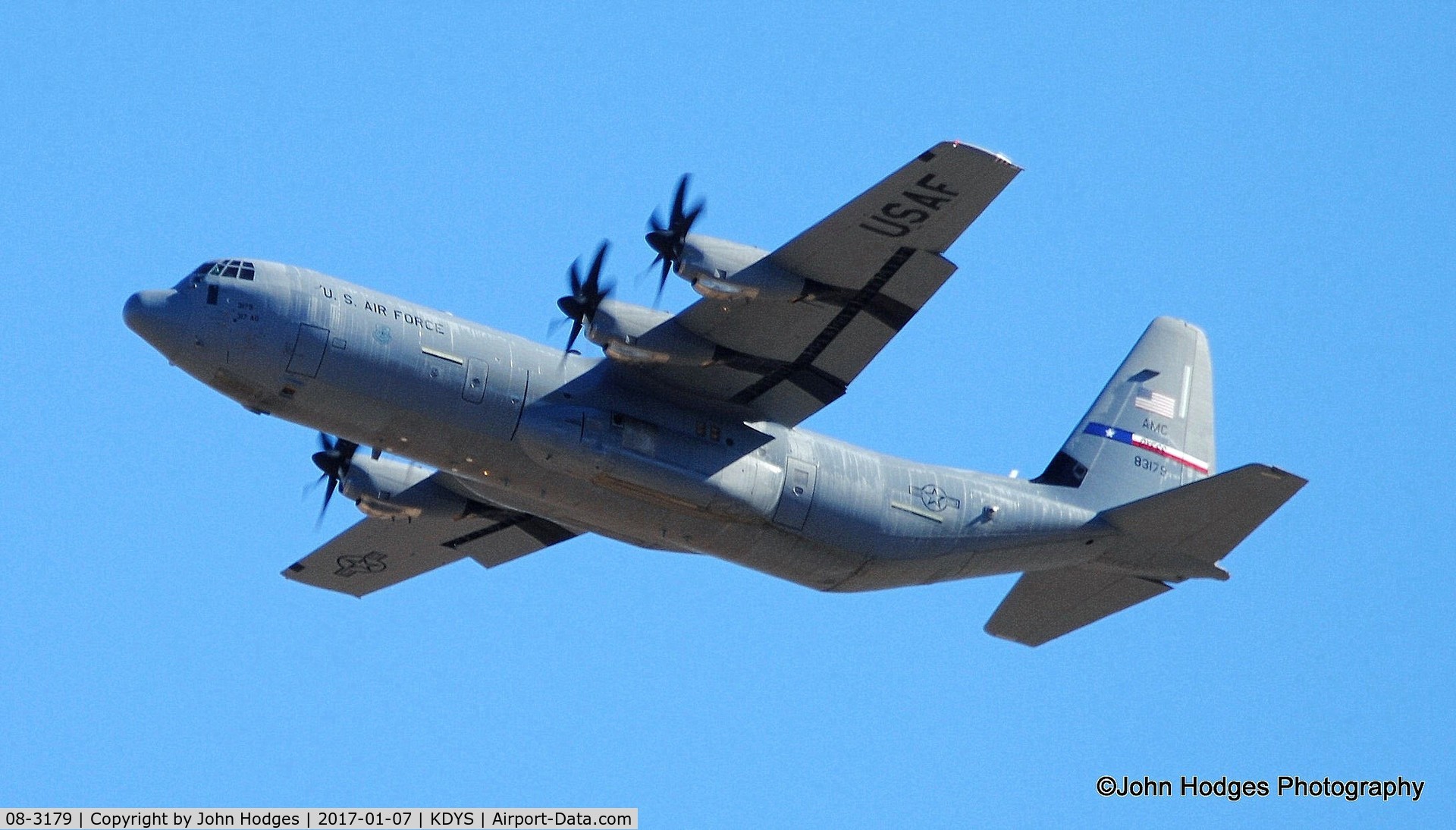 08-3179, 2011 Lockheed Martin C-130J-30 Super Hercules C/N 382-5674, Taking off for a training mission