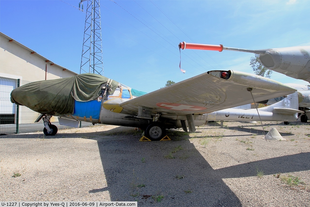 U-1227, 1959 De Havilland (F+W Emmen) Vampire T55 (DH-115) C/N 987, De Havilland Vampire T55, Les Amis de la 5ème Escadre Museum, Orange