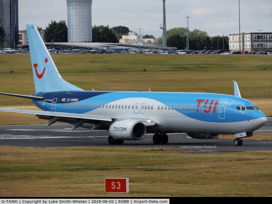 G-TAWK, 2012 Boeing 737-8K5 C/N 37239, From Birmingham Airport