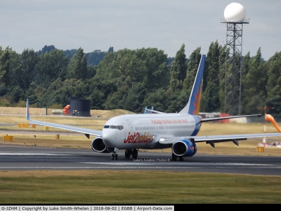 G-JZHM, 2016 Boeing 737-8MG C/N 63570, From Birmingham Airport