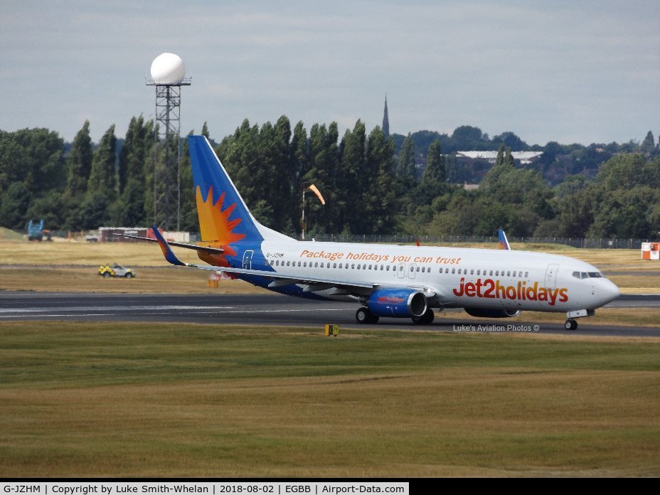 G-JZHM, 2016 Boeing 737-8MG C/N 63570, From Birmingham Airport