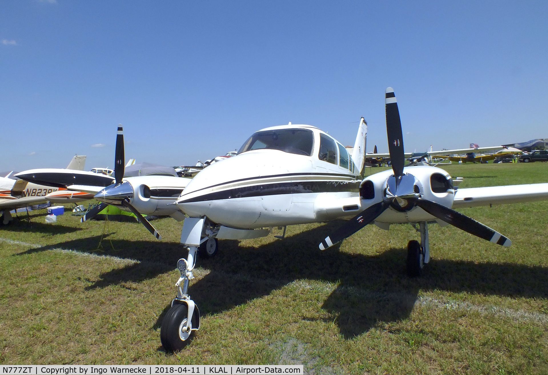N777ZT, 1966 Cessna 320E Executive Skyknight C/N 320E0033, Cessna 320E Executive Skyknight at 2018 Sun 'n Fun, Lakeland FL
