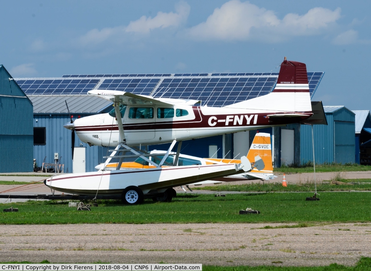 C-FNYI, 1962 Cessna 185A Skywagon C/N 185 0326, Parked at the Arnprior Airport