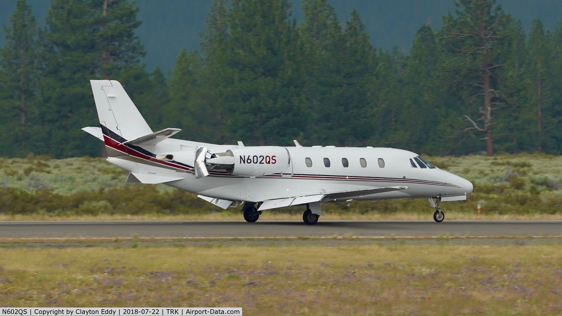 N602QS, 2004 Cessna 560XL Citation XLS C/N 560-5518, Truckee Airport California 2018.