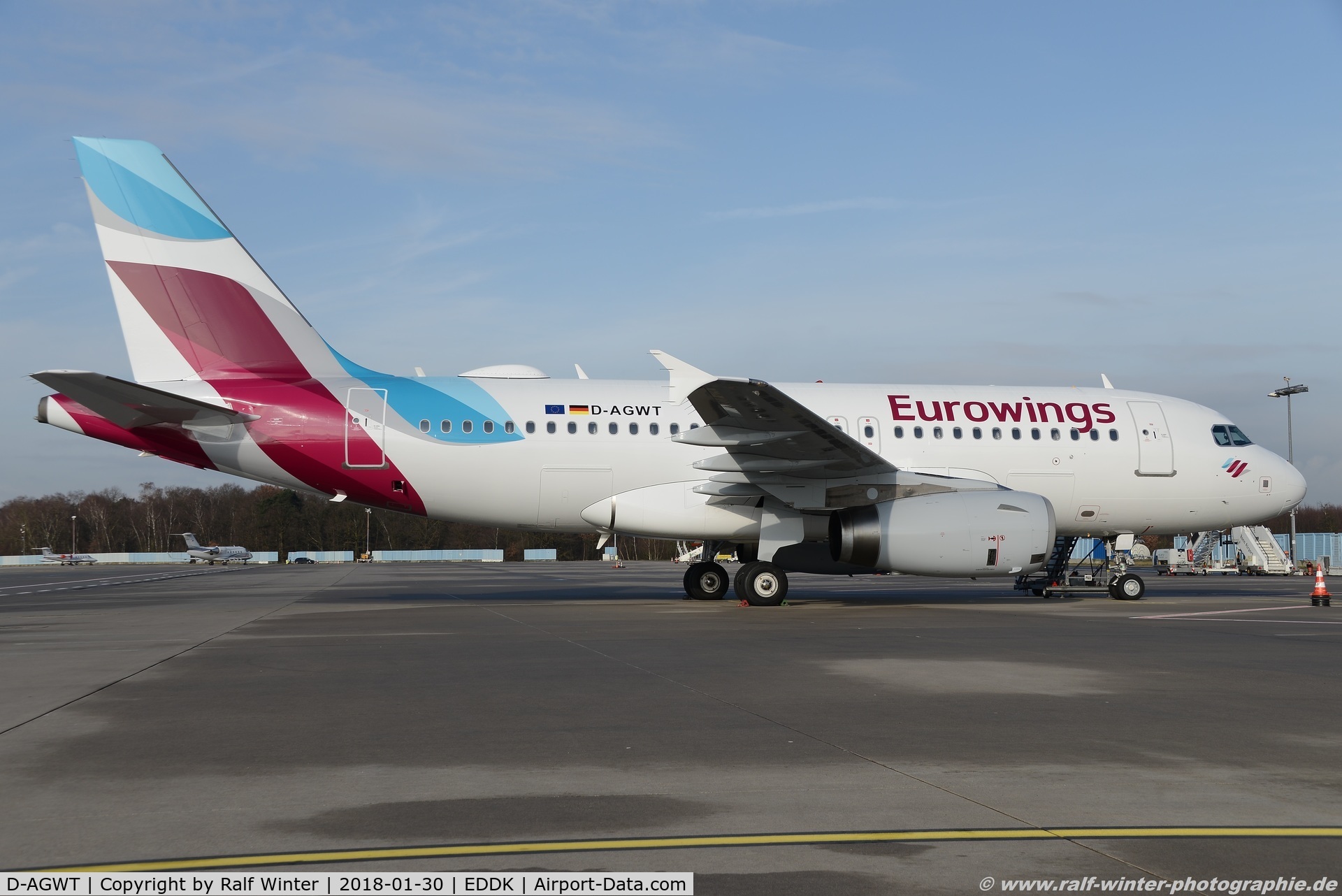 D-AGWT, 2012 Airbus A319-132 C/N 5043, Airbus A319-132 - EW EWG Eurowings ex Germanwings - 5043 - D-AGWT - 30.01.2018 - CGN