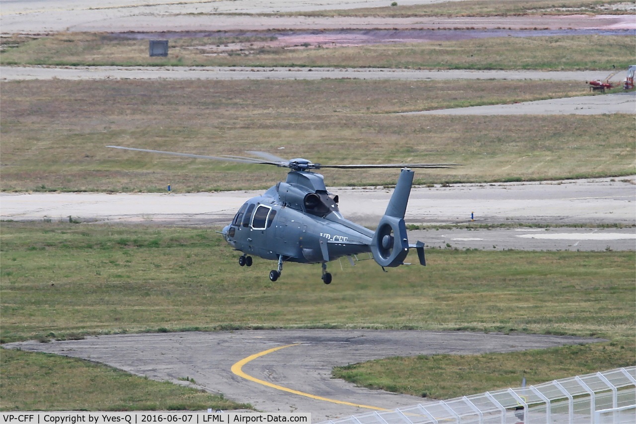 VP-CFF, Eurocopter EC-155B-1 C/N 6988, Eurocopter EC-155B-1, Take off, Marseille-Provence Airport (LFML-MRS)
