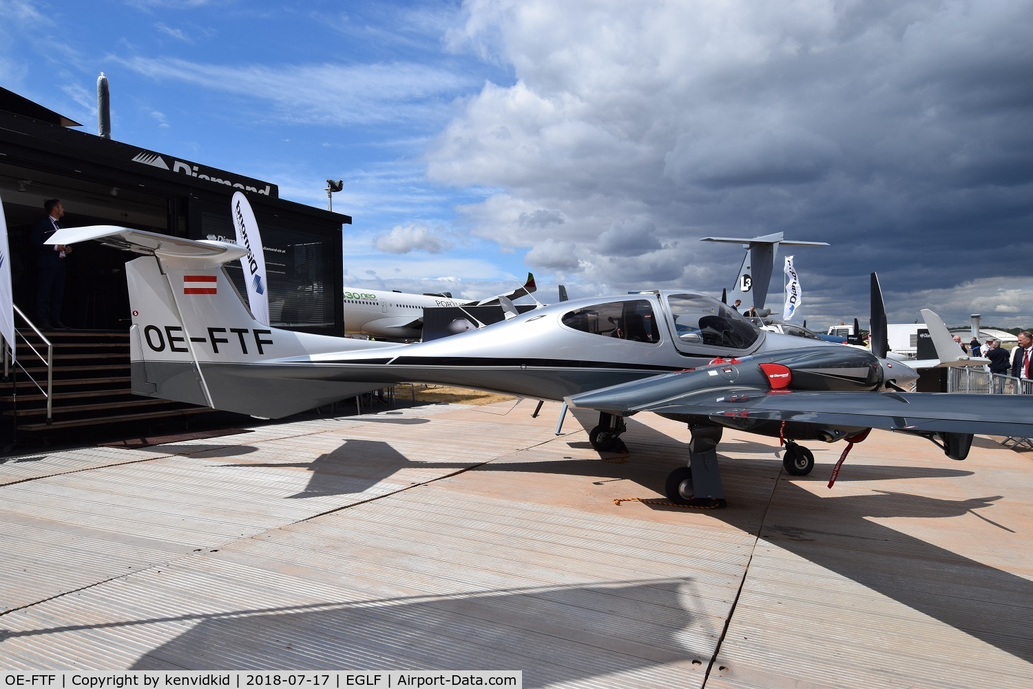 OE-FTF, Diamond DA-42NG Twin Star C/N 42.N037, On static display at FIA 2018.