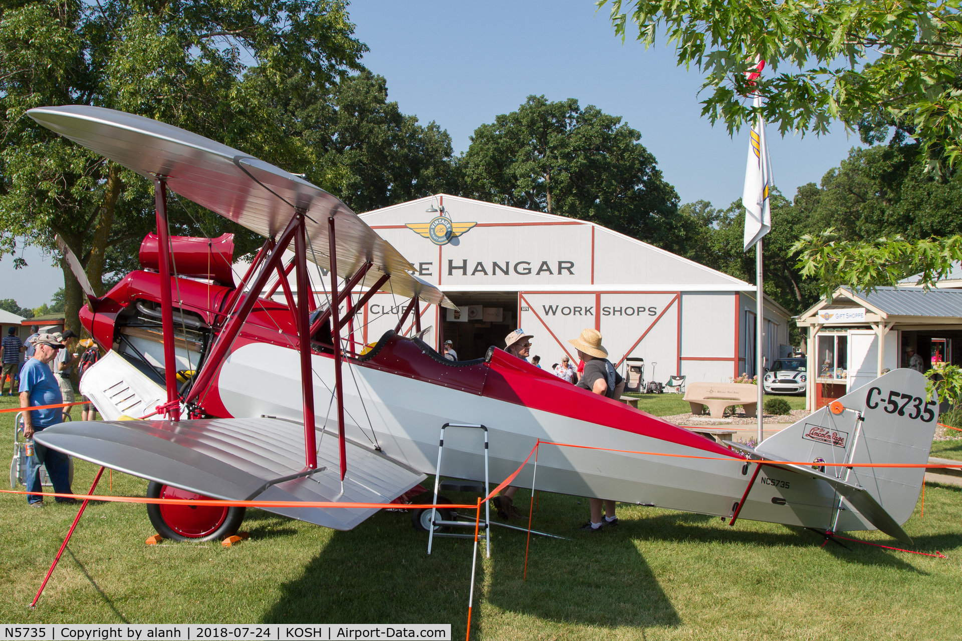 N5735, Lincoln Page 1928 C/N 212, At AirVenture 2018