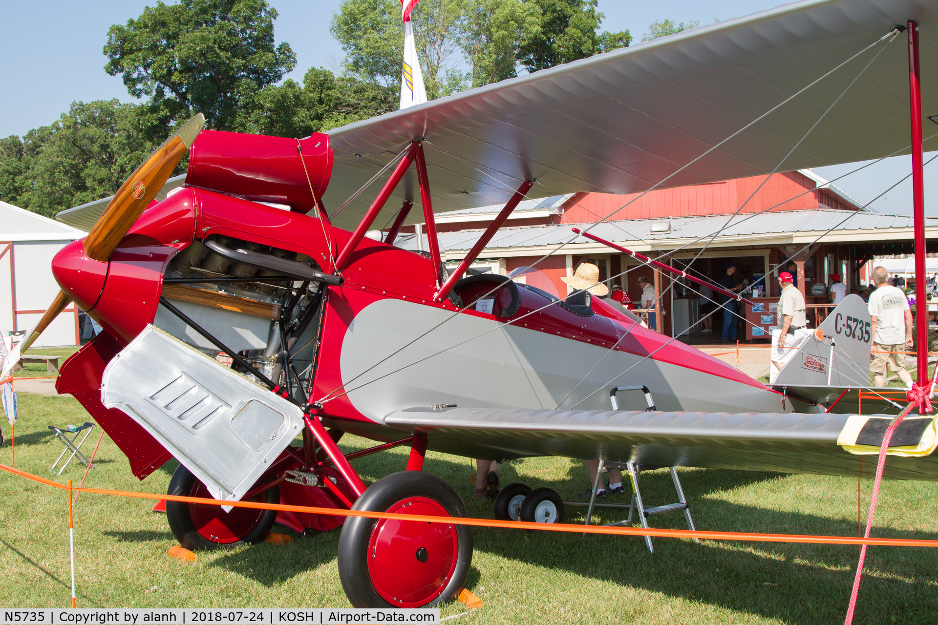 N5735, Lincoln Page 1928 C/N 212, At AirVenture 2018