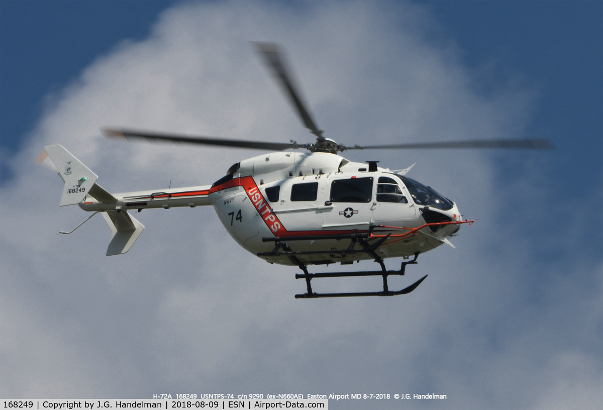 168249, 2009 Eurocopter H-72A Lakota C/N 9290, Over ESN.