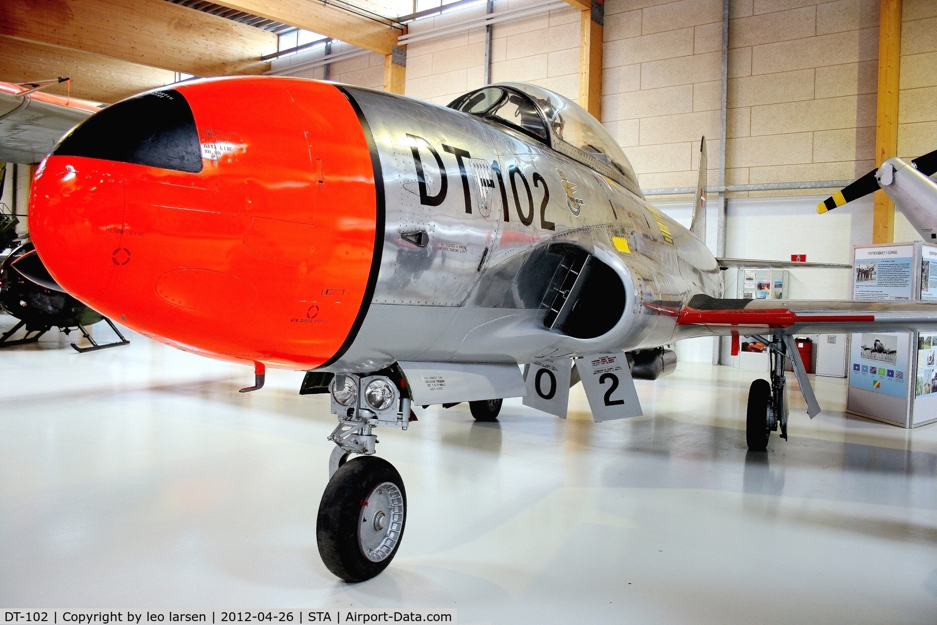 DT-102, 1951 Lockheed T-33A Shooting Star C/N 580-6886, Stauning 26.4.2012