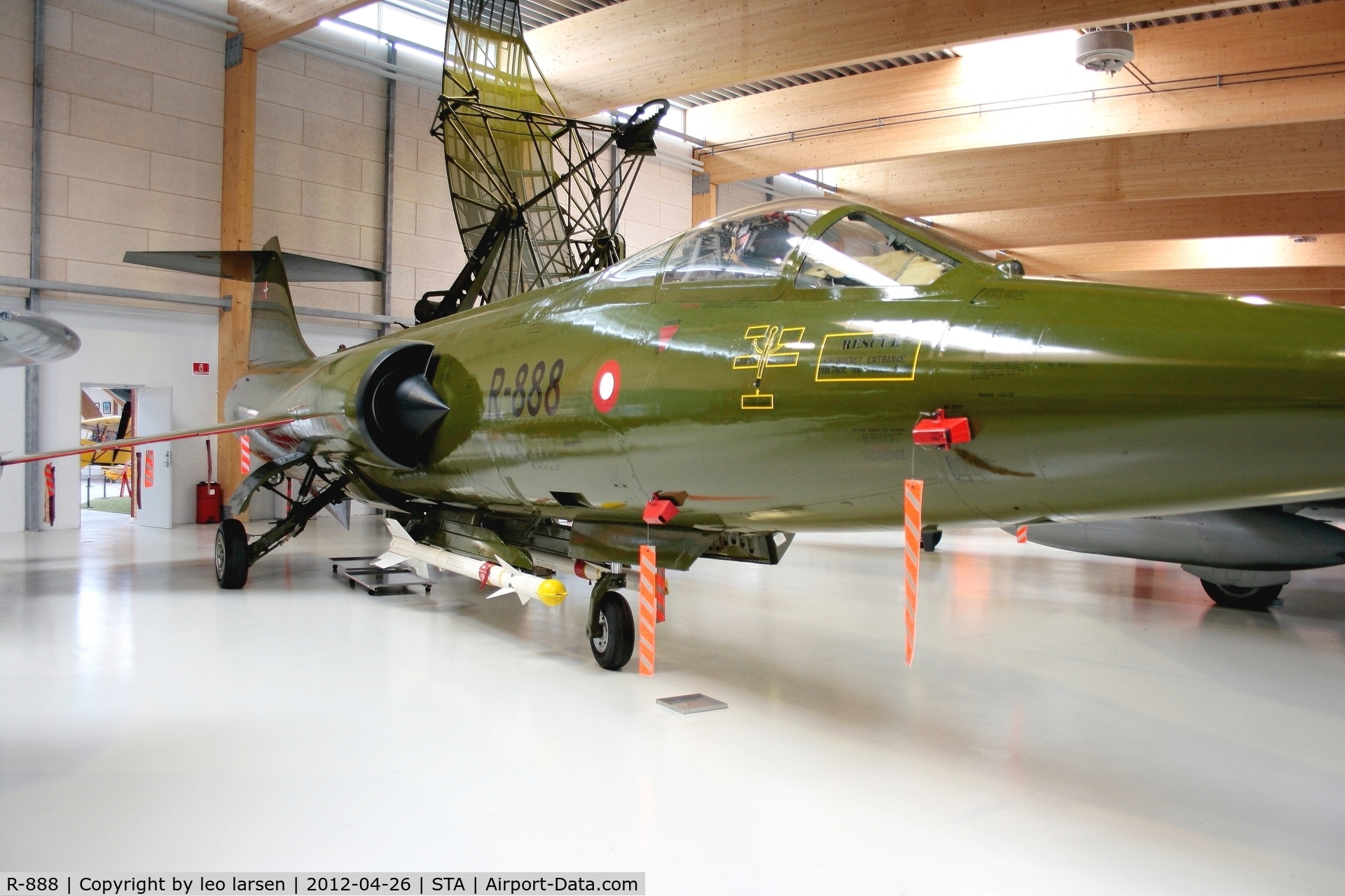 R-888, 1971 Canadair CF-104 Starfighter C/N 683A-1188, Stauning Museum 26.4.2012