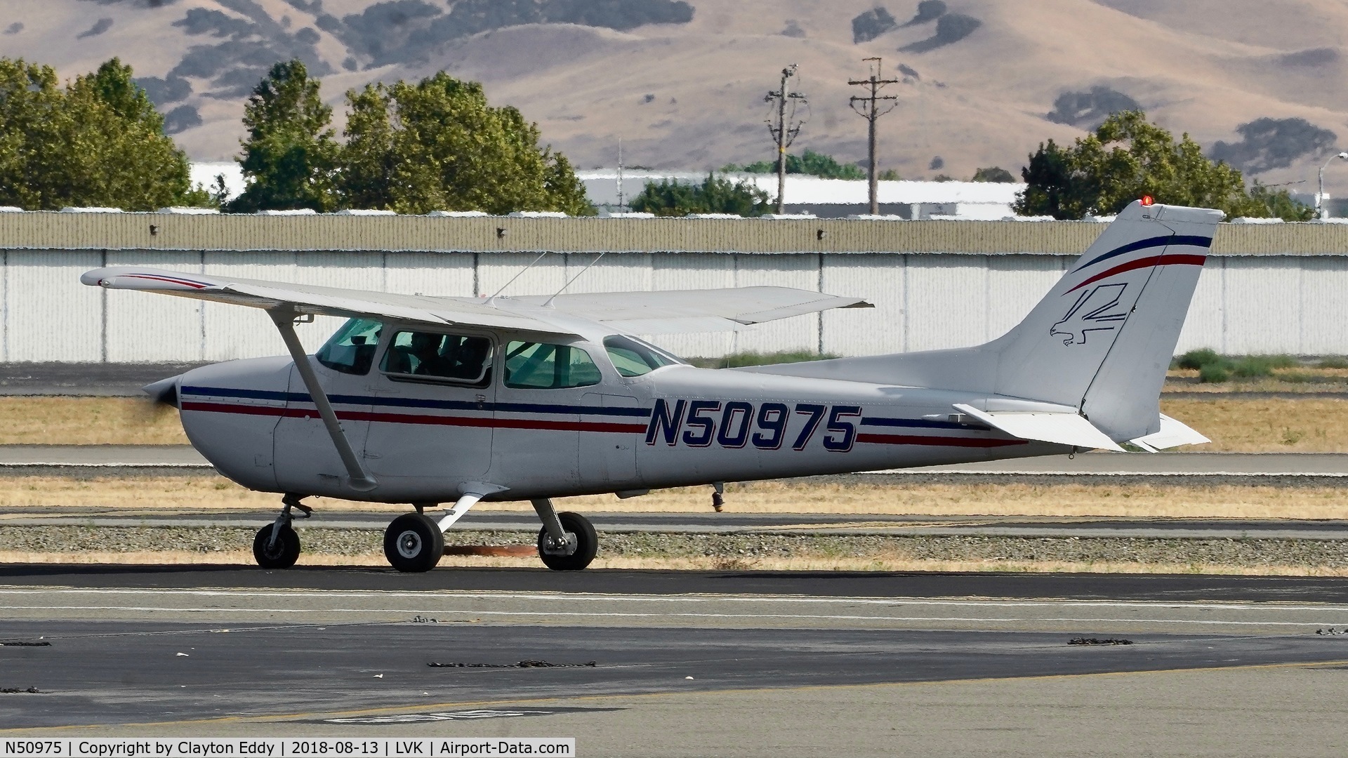 N50975, Cessna 172P C/N 17274242, Livermore Airport California 2018.