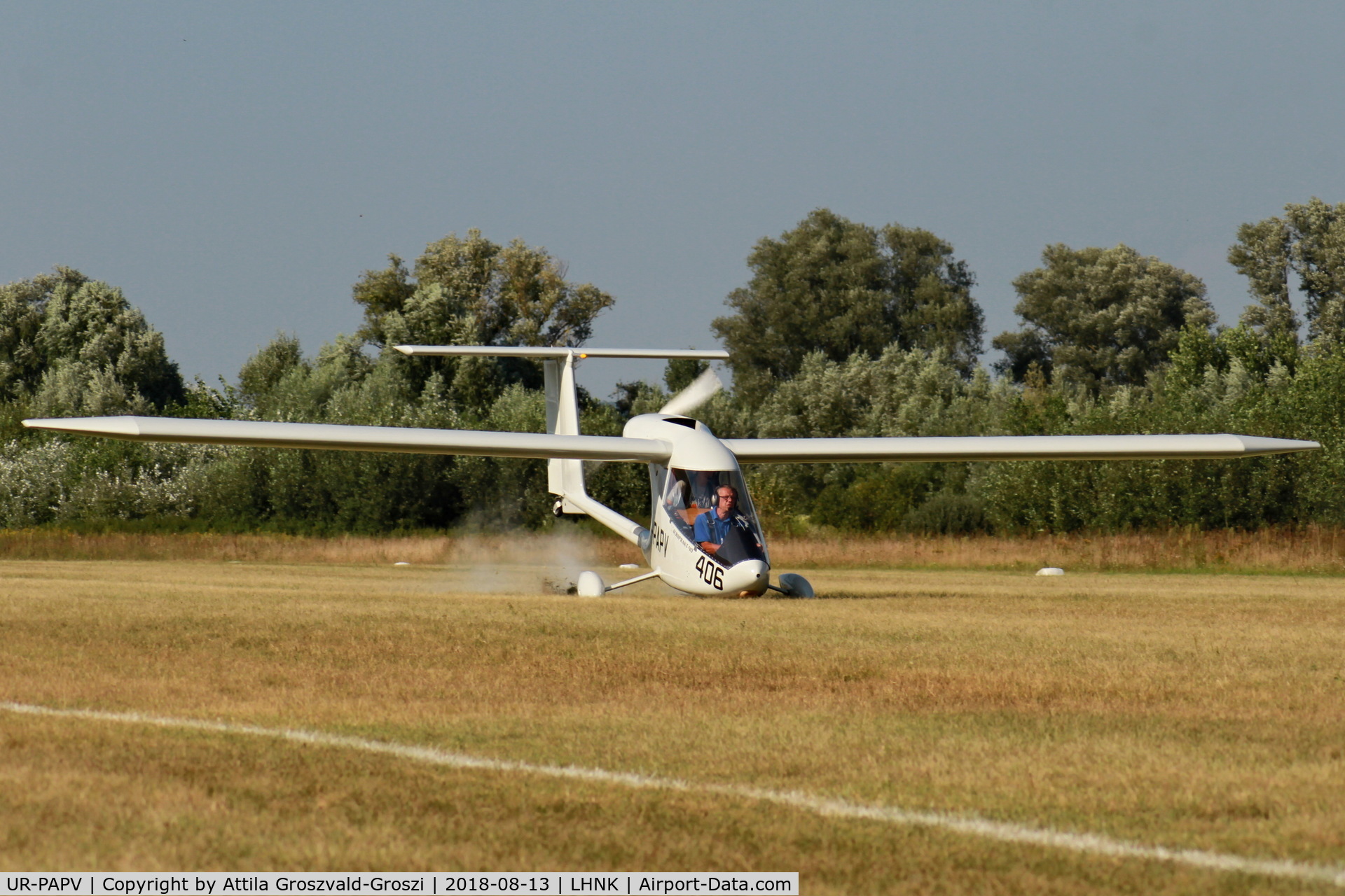 UR-PAPV, 2018 Aeroprakt A-40 C/N 1, Nagykanizsa Airport, Hungary. 16th FAI World Microlight Championship 2018 Nagykanizsa. There is an airplane specially built for this World Championship